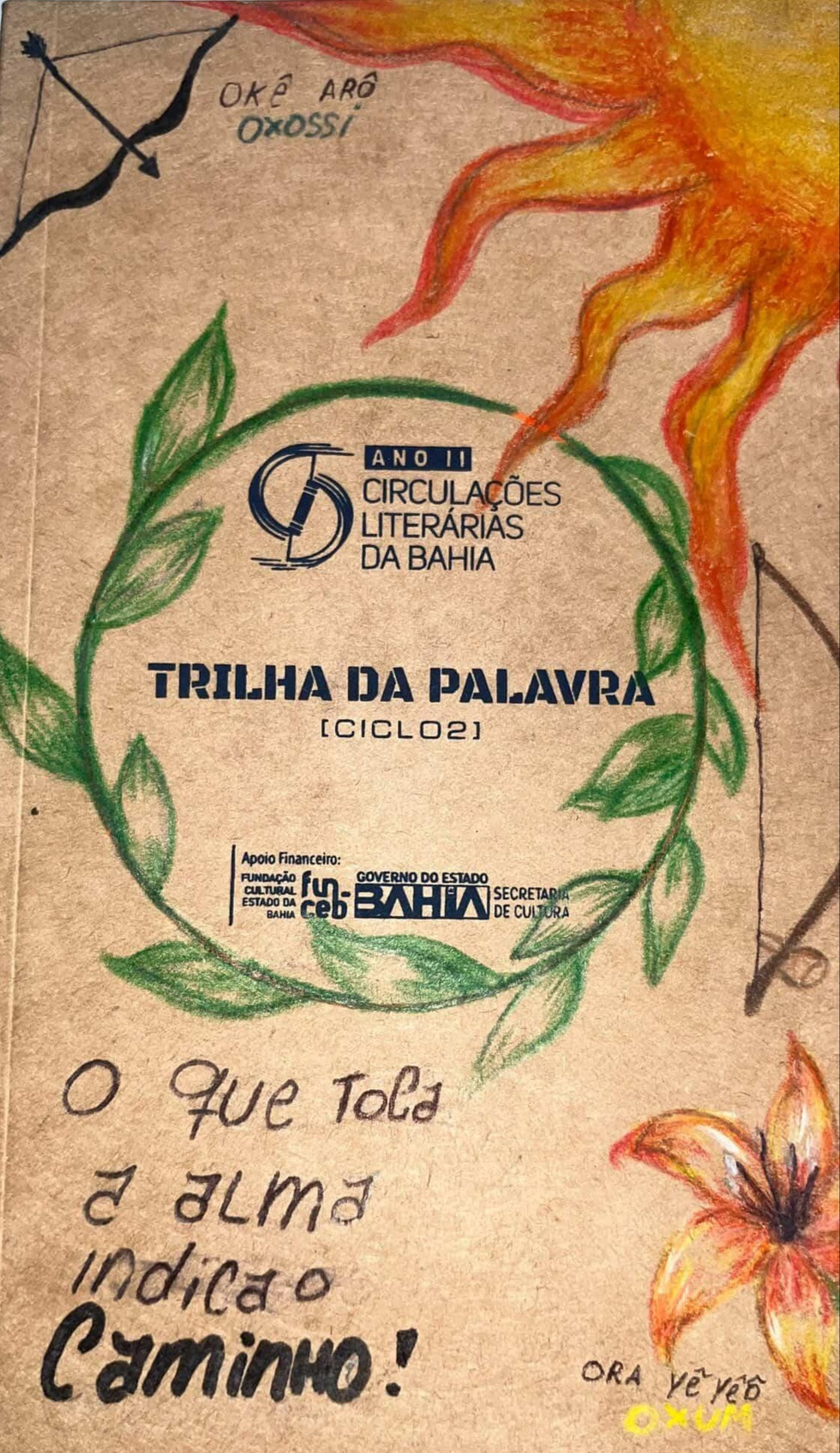 Arte de Maria Clara, aluna do Colégio Estadual Carlos Souto, Rio de Contas, Bahia. 