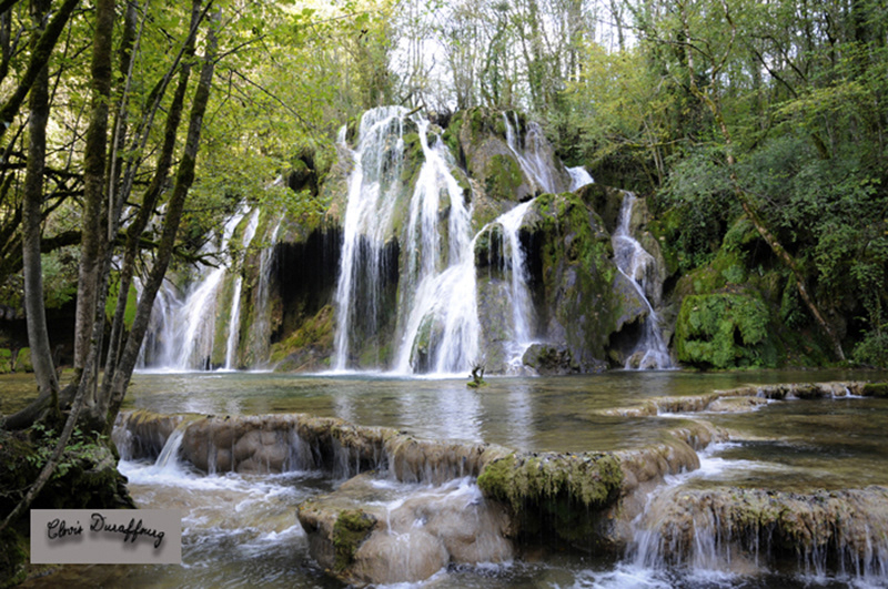 Cascade de tuf Les Planches d'Arbois