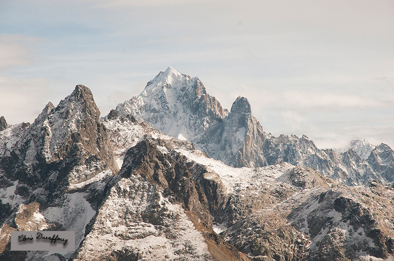 Aiguille verte, et Les Drus