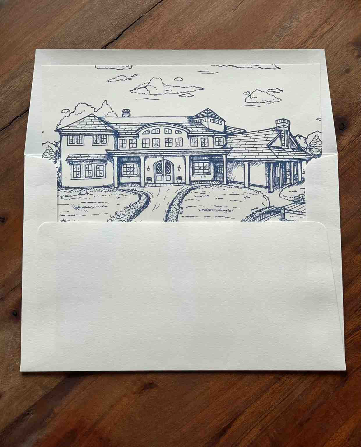 the mill lakeside manor, envelope liner, 2024