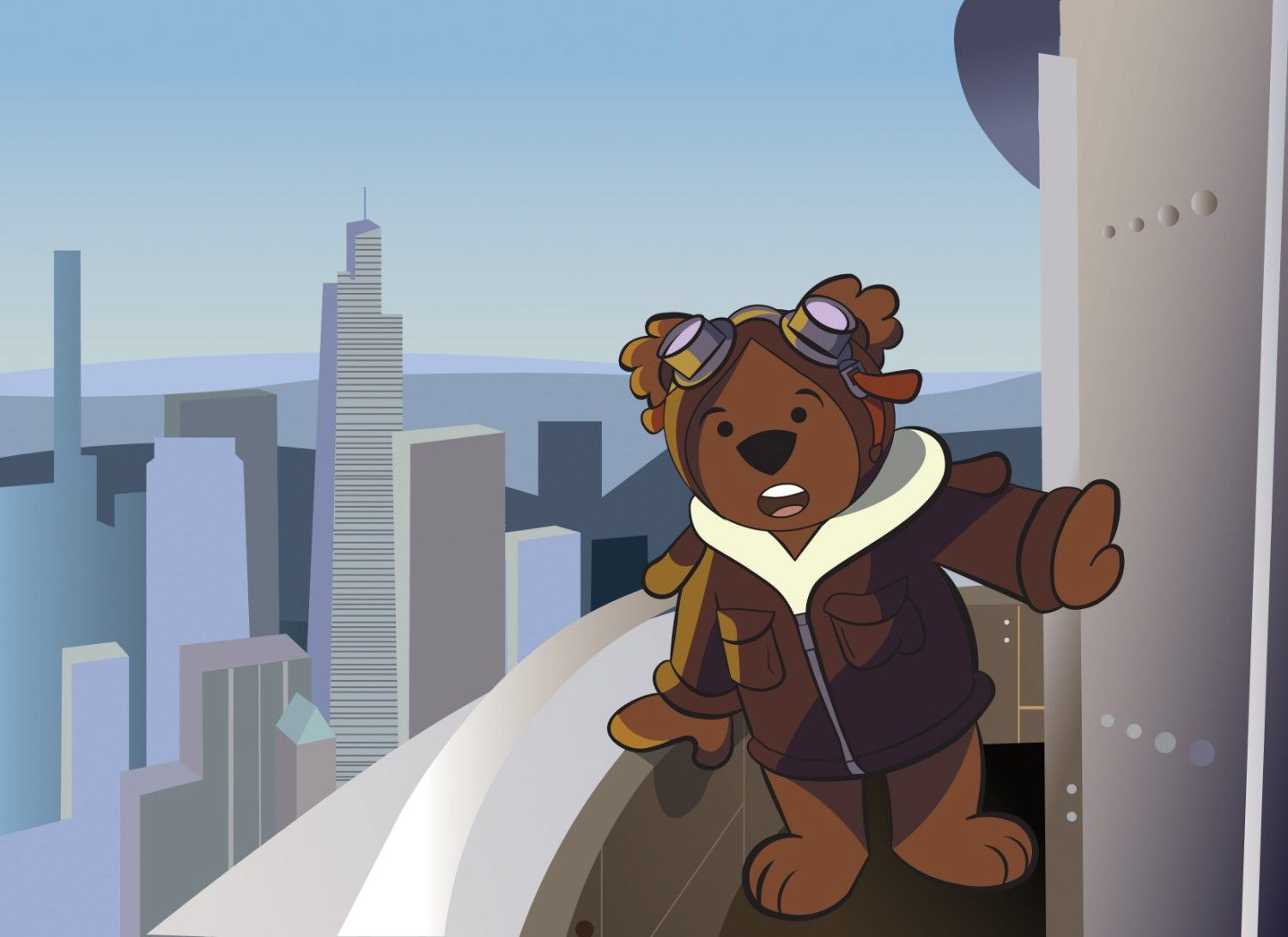 ted visits the empire state building
