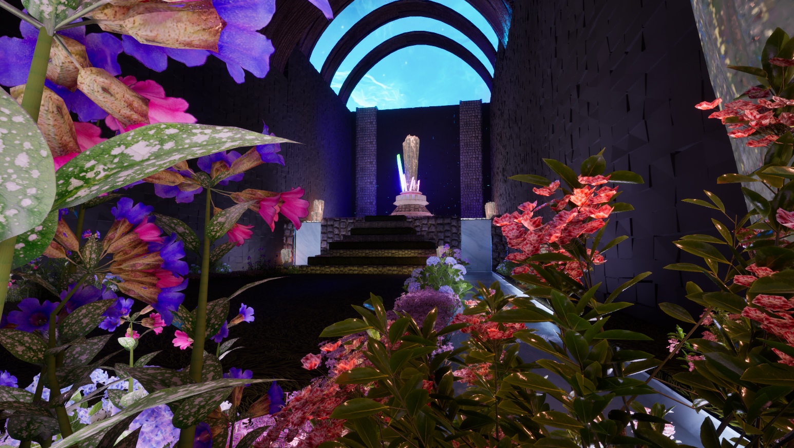 Midnight Courtyard
