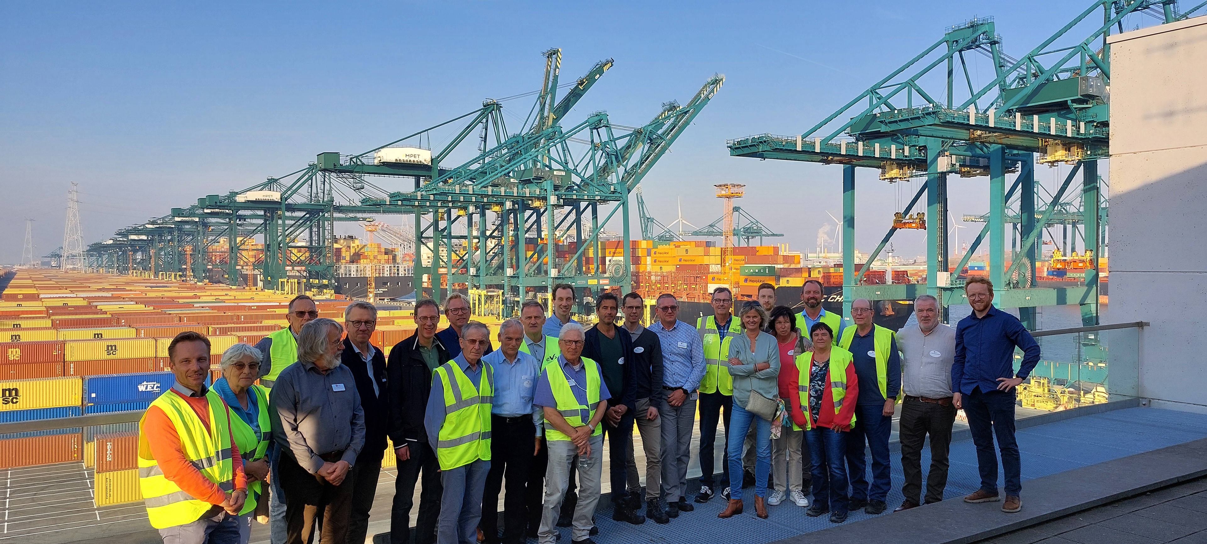 Bezoek haven Antwerpen - PSA-MPET