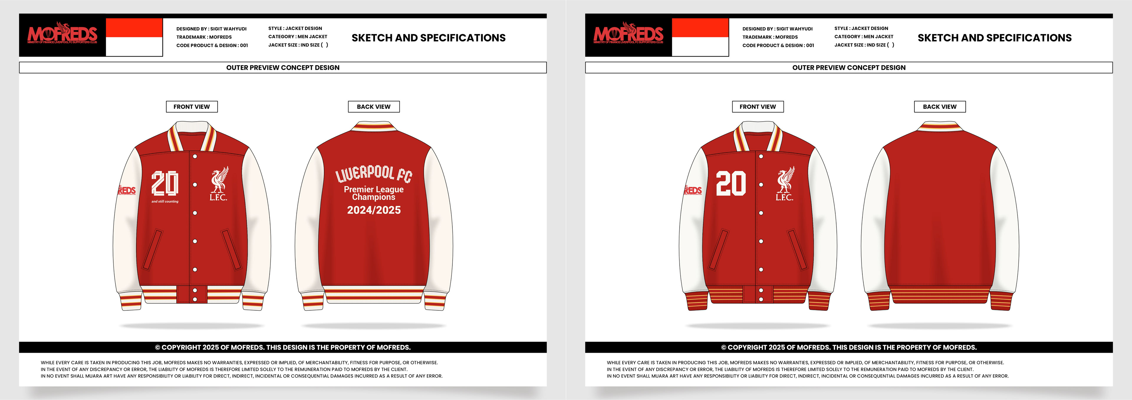 JACKET MOFREDS DESIGN