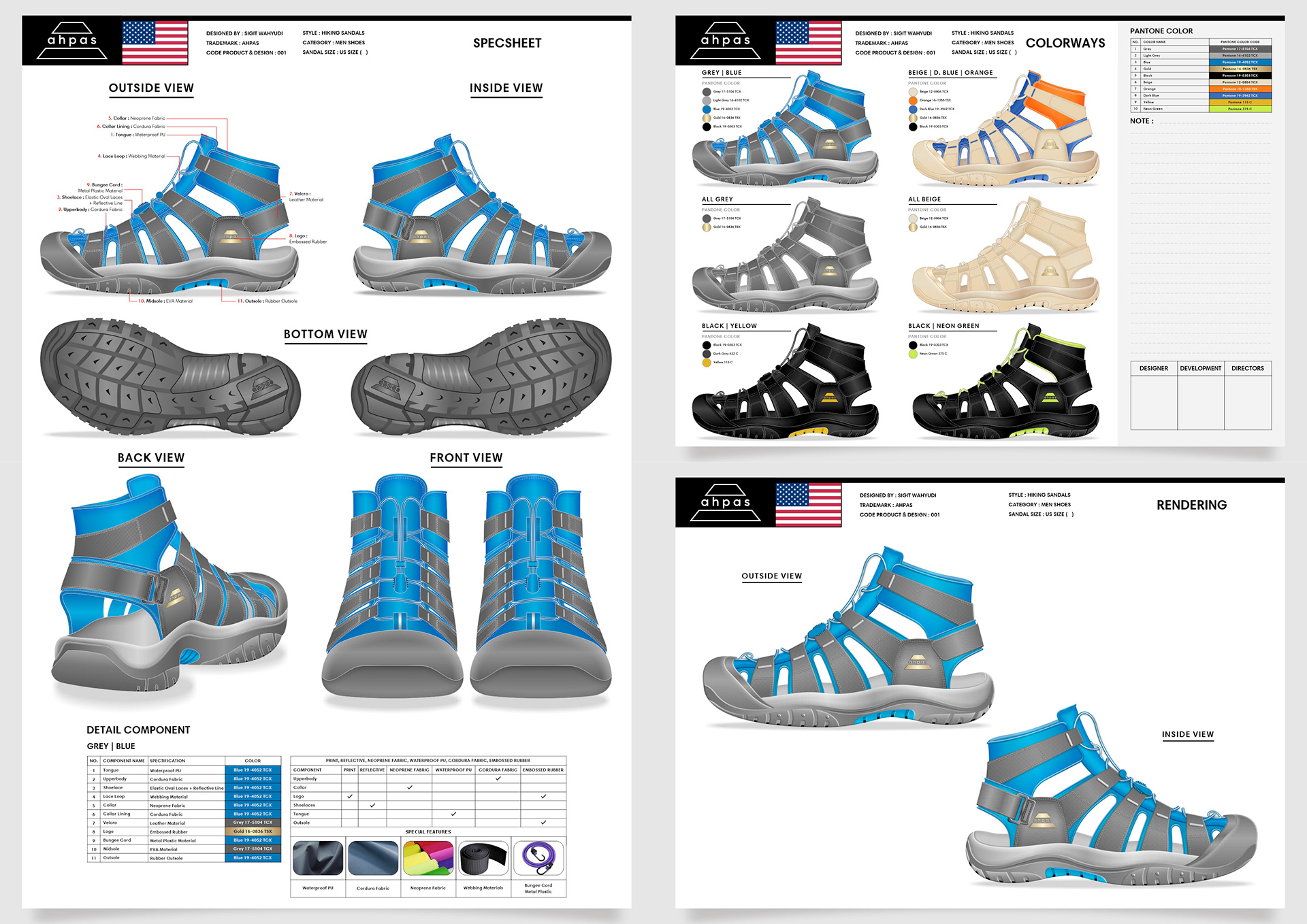 HIKING SANDALS