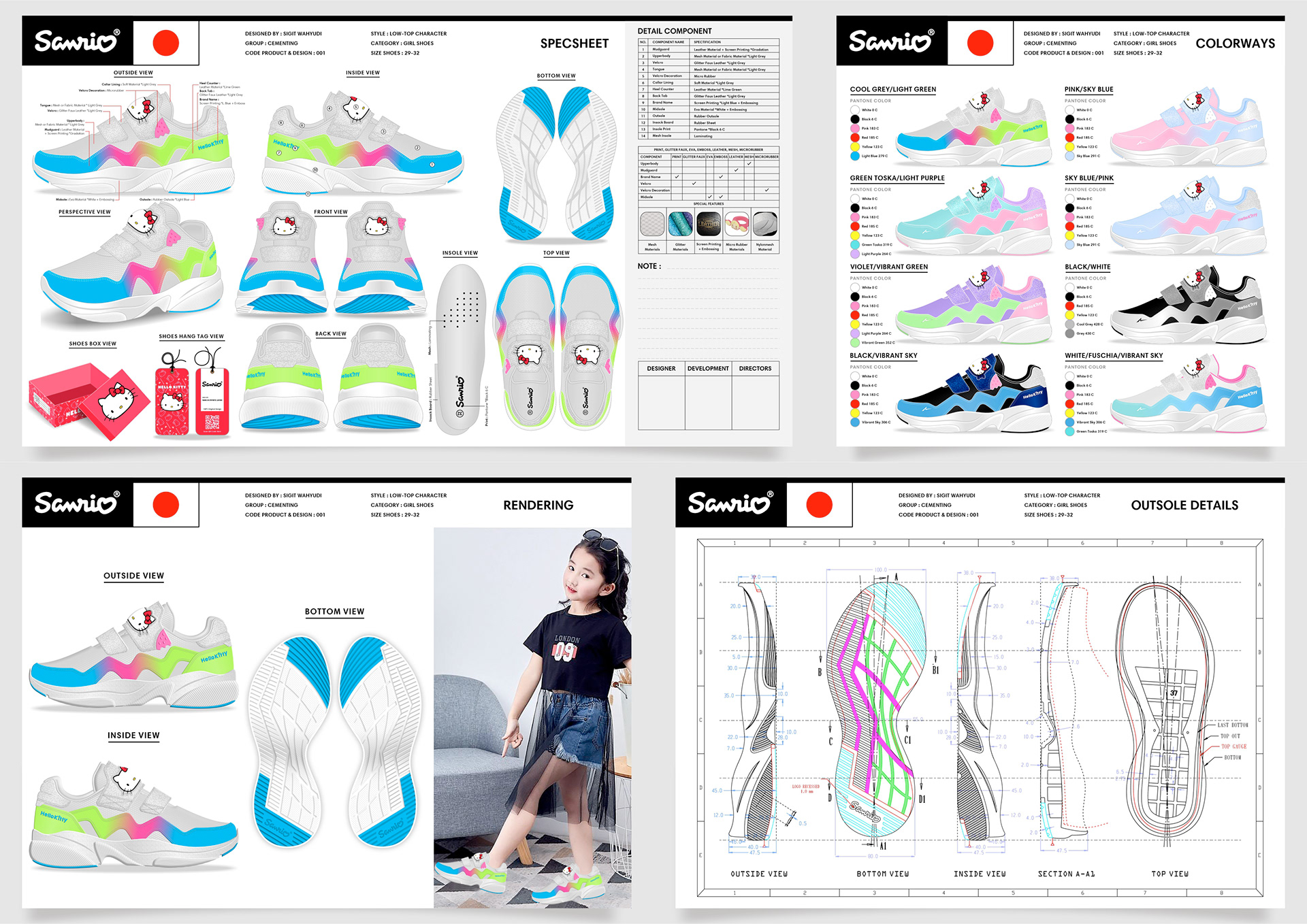 CHARACTER SNEAKERS SHOES