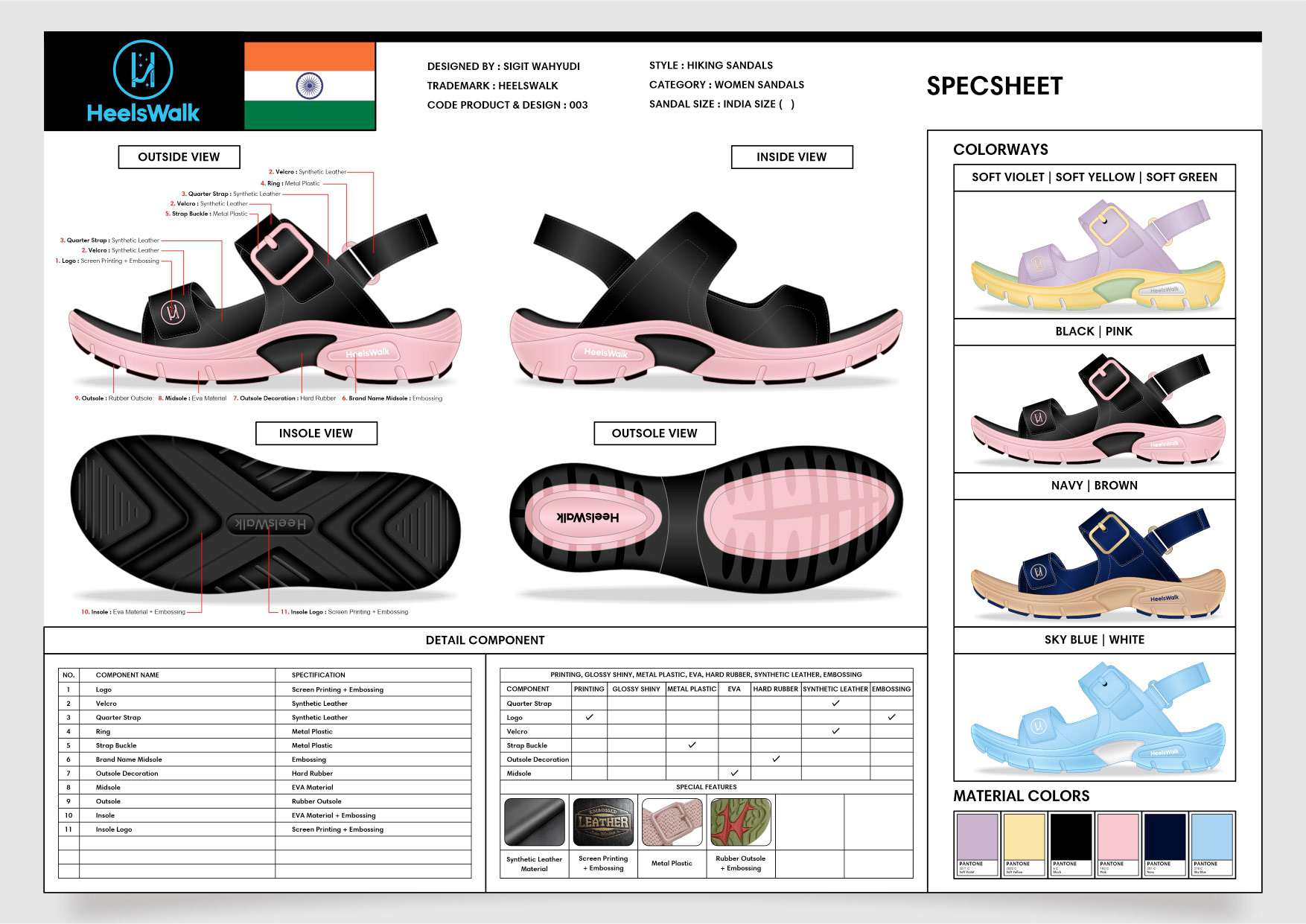 WOMENS HIKING SANDALS