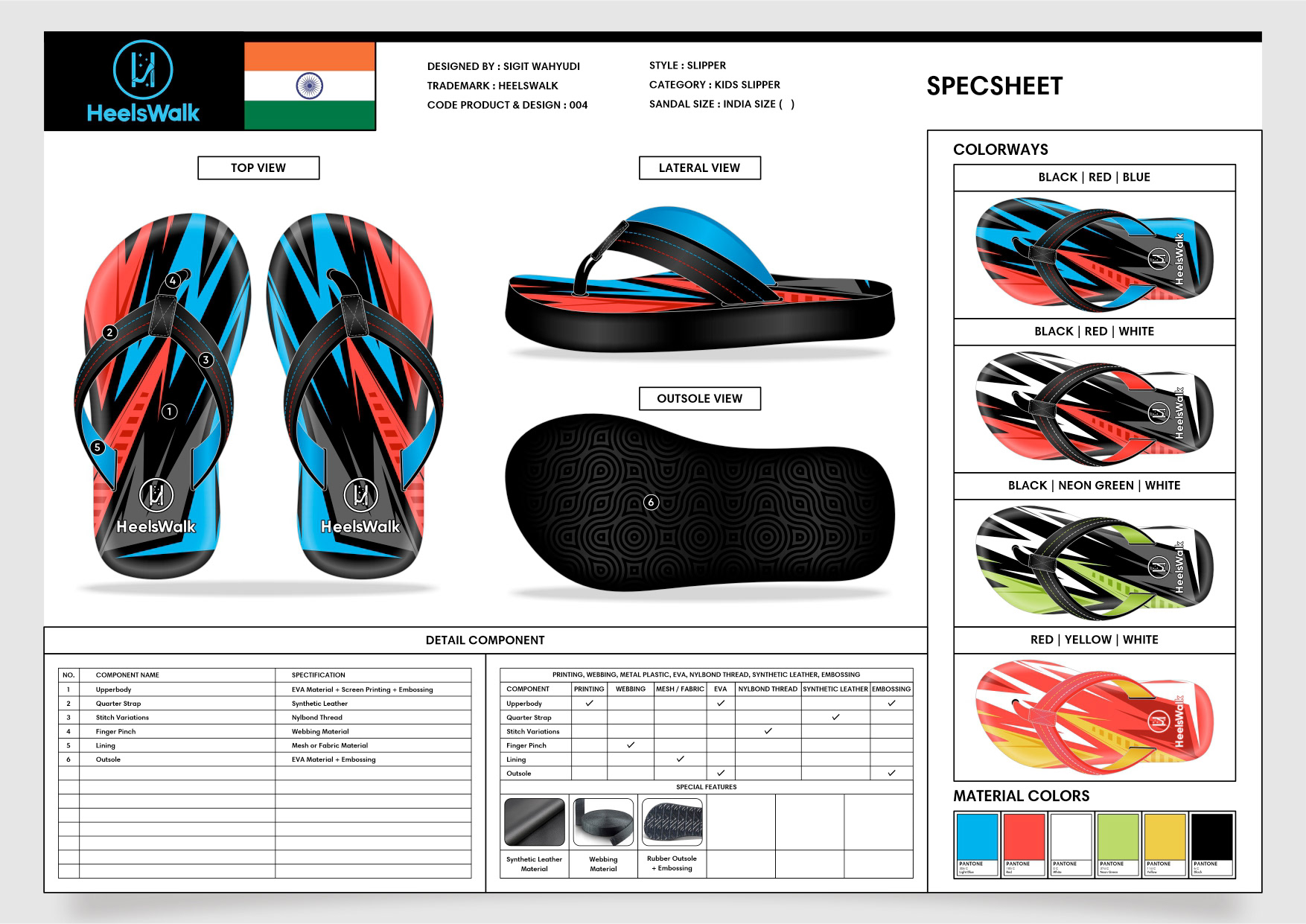 CHILDRENS FLIP-FLOP SANDALS