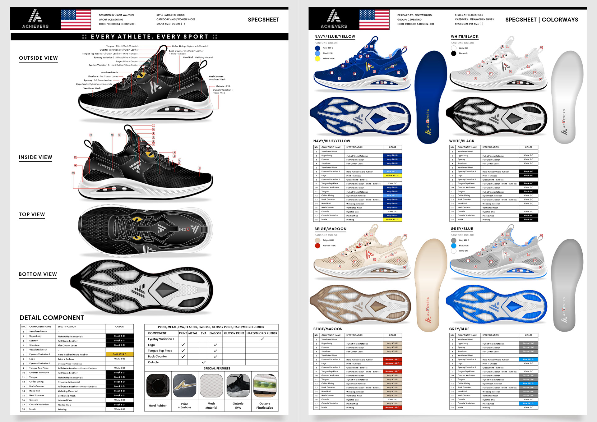 ATHLETIC SHOES