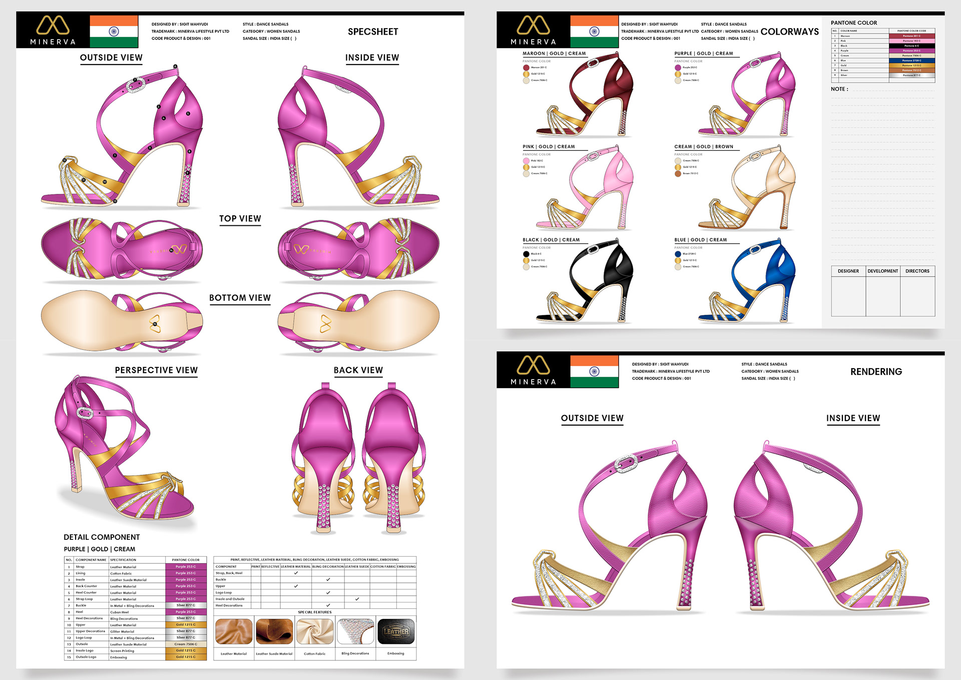 DANCE SANDALS