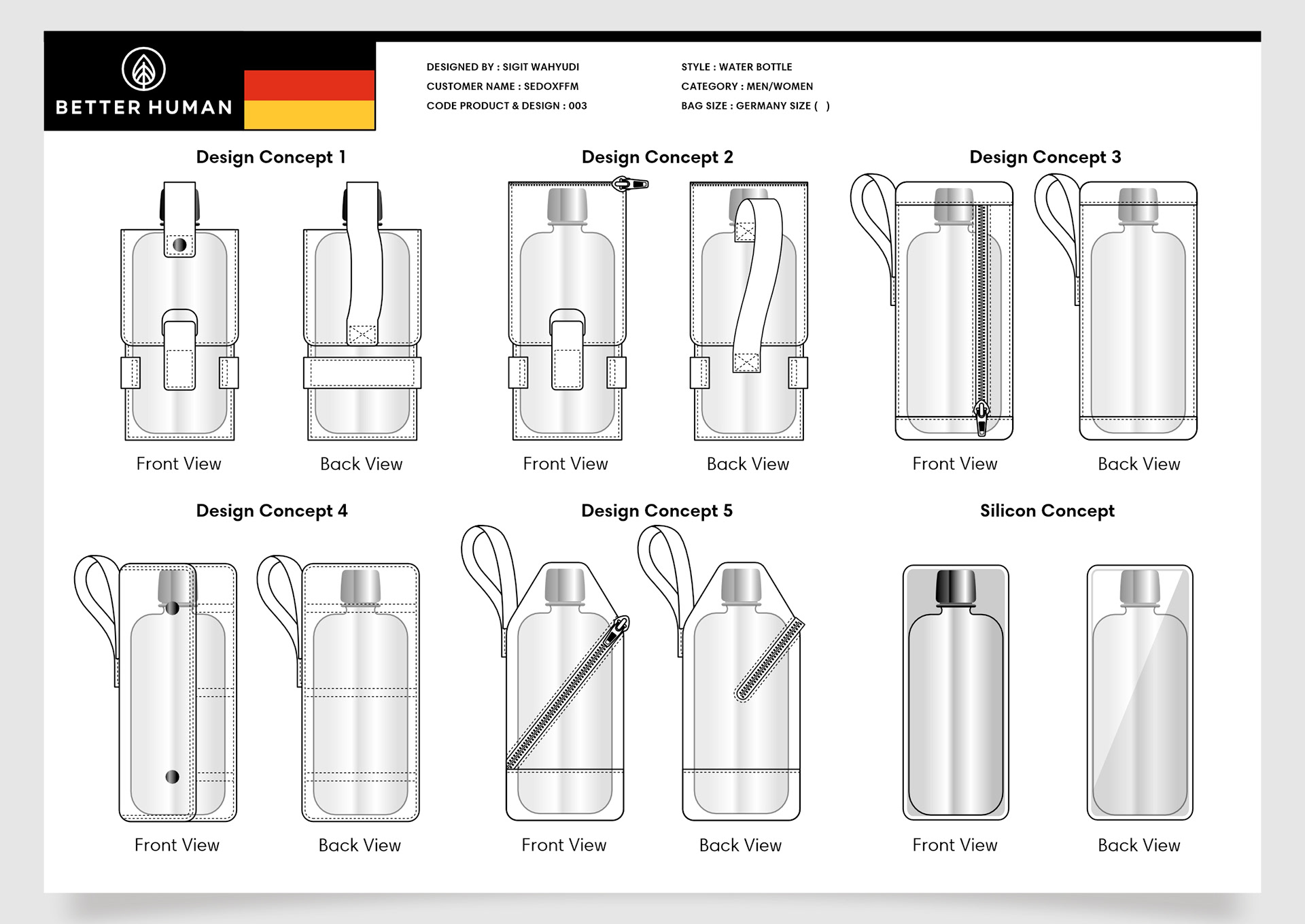 WATER BOTTLE BAGS