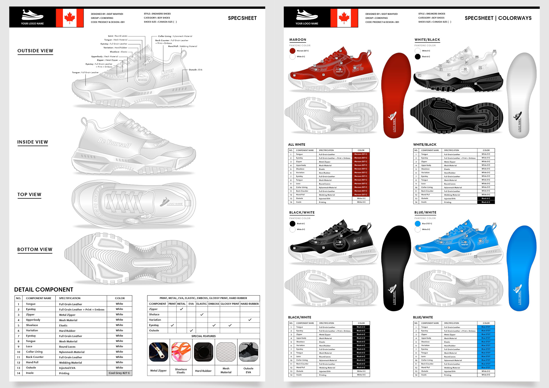 SNEAKERS SHOES