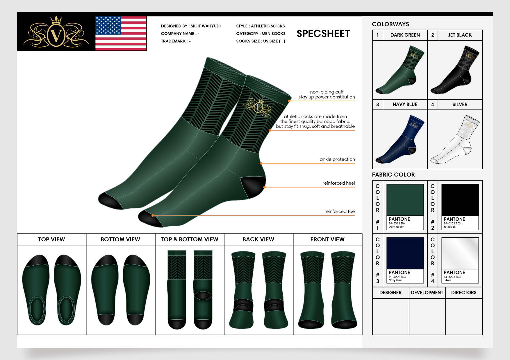 ATHLETIC SOCKS
