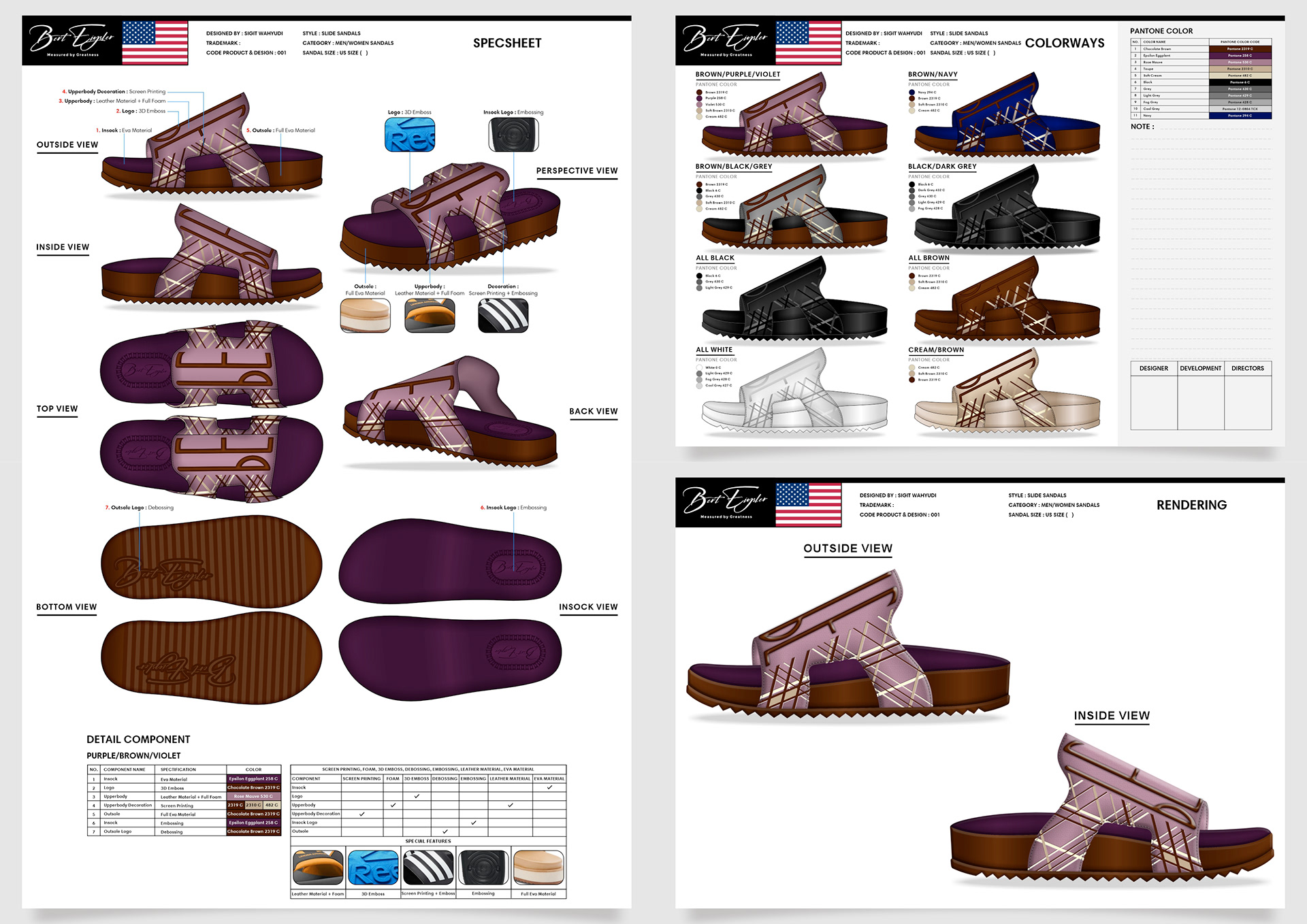 SLIDE SANDALS