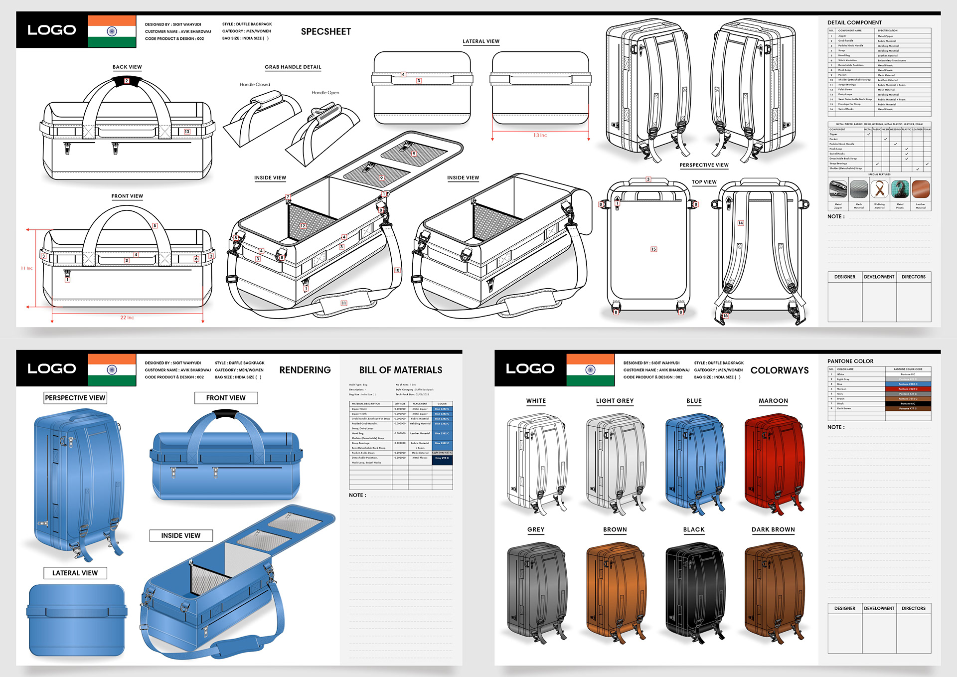 DUFFLE BACKPACK