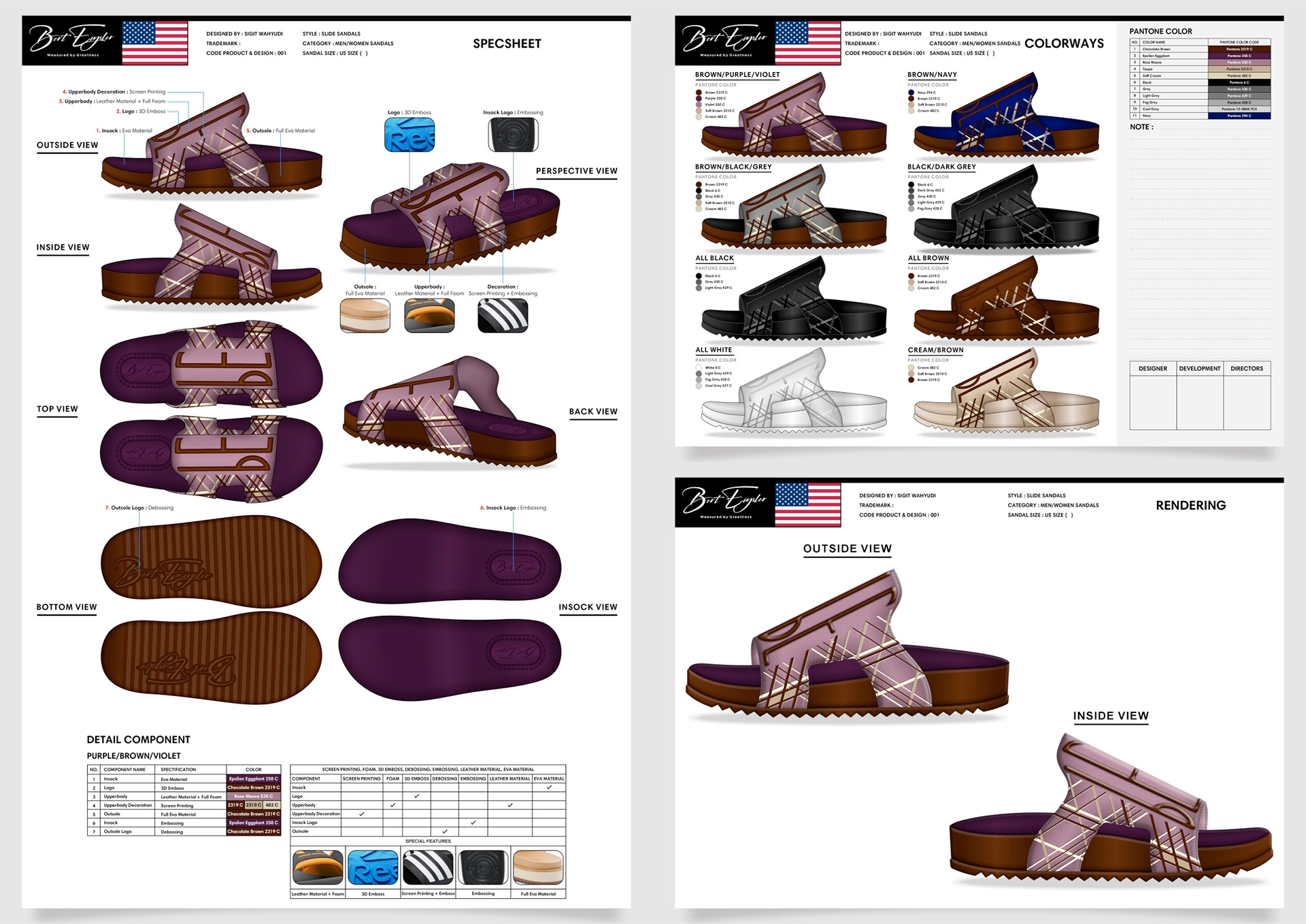 SLIDE SANDALS