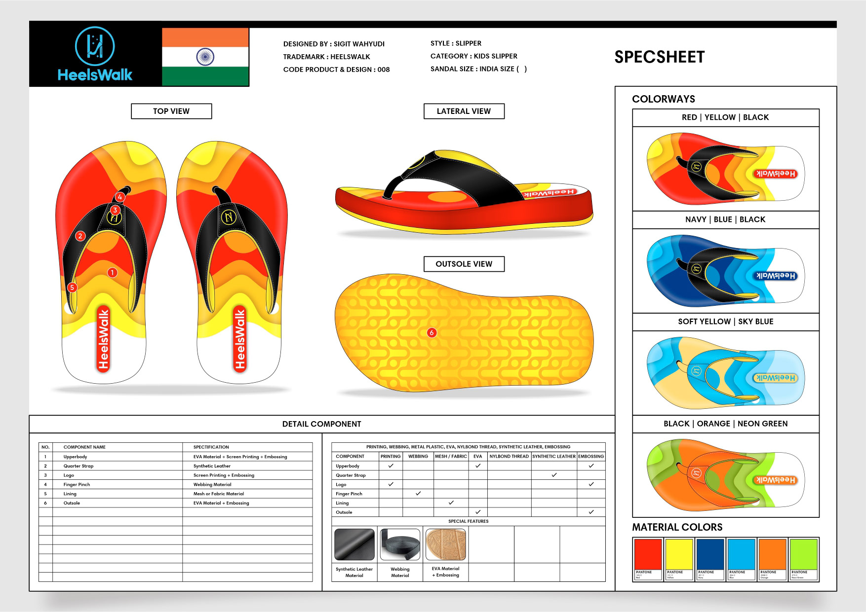 CHILDRENS FLIP-FLOP SANDALS