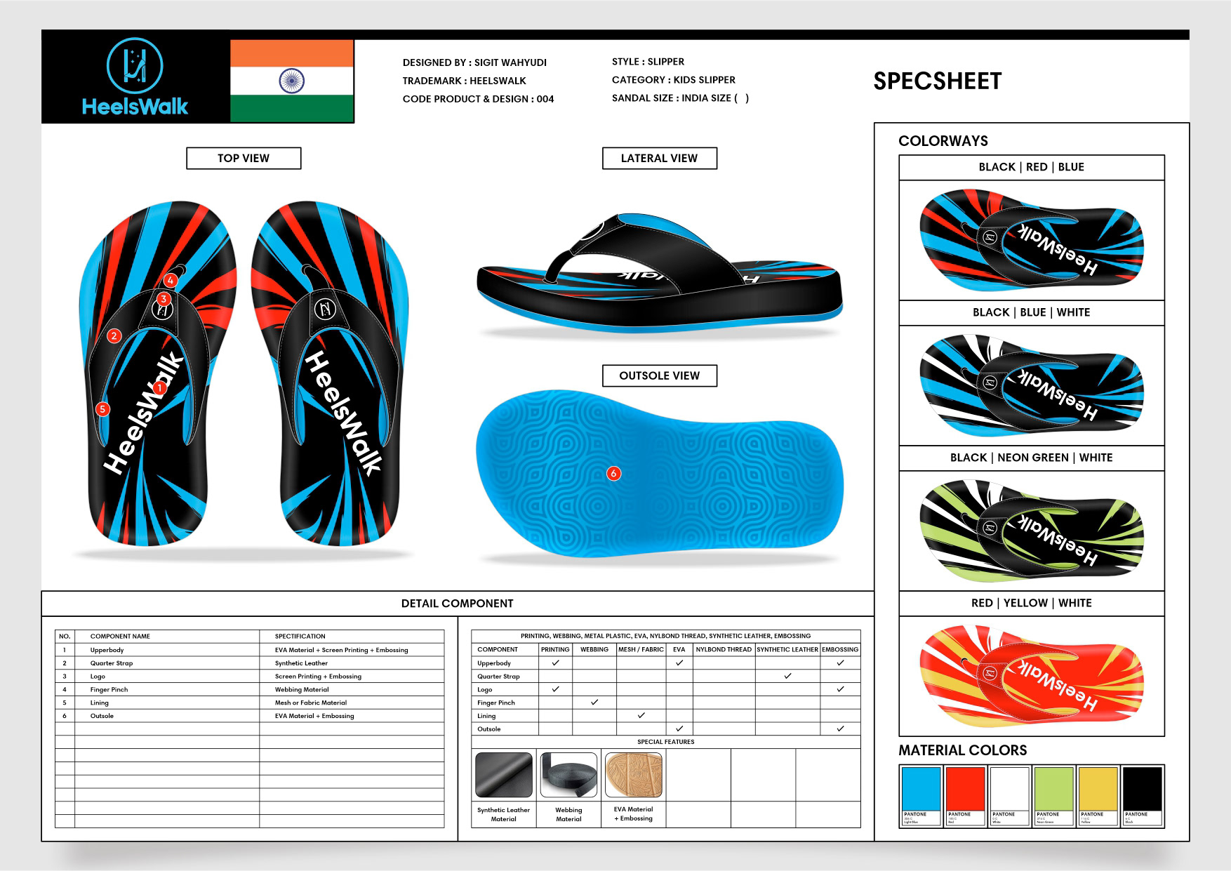 CHILDRENS FLIP-FLOP SANDALS