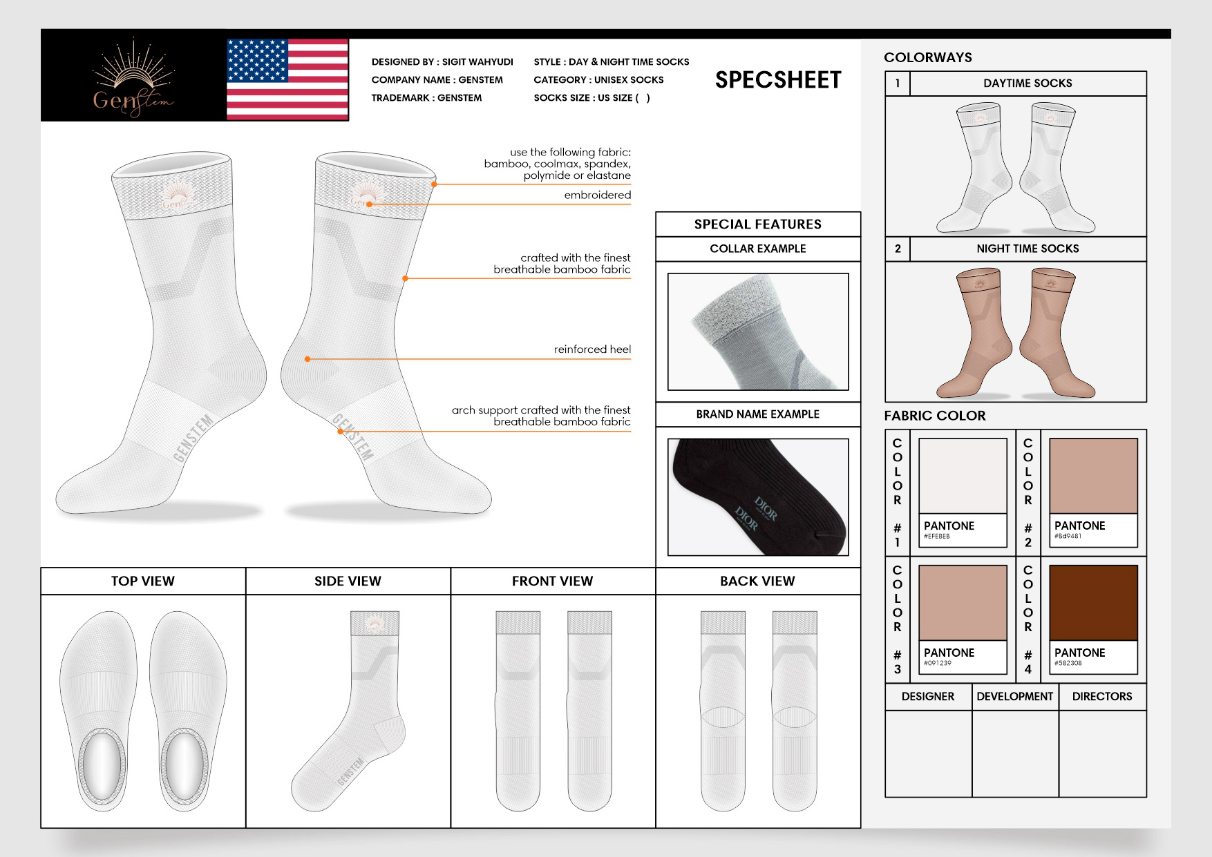 DAY AND NIGHT TIME SOCKS