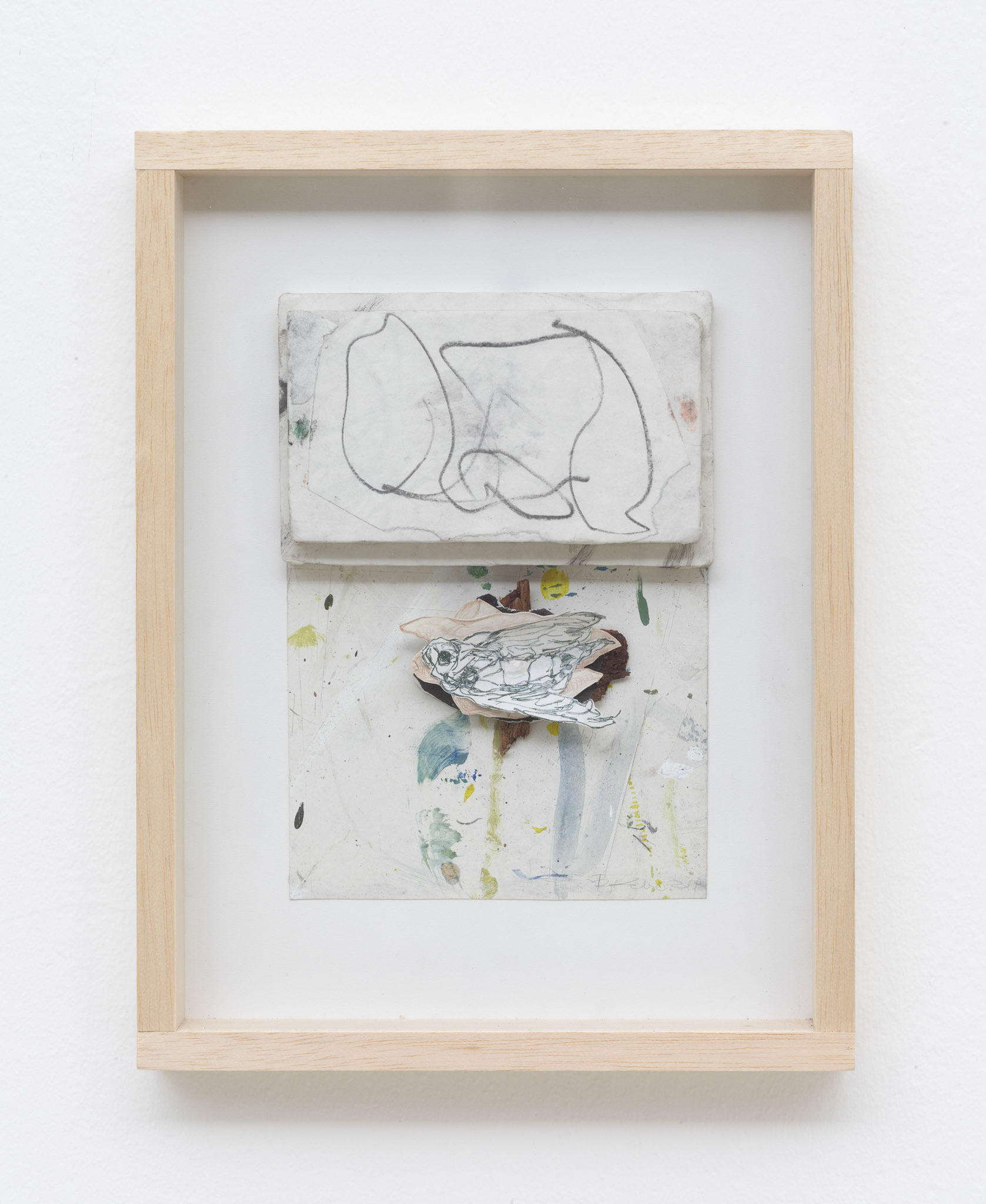 Britta Keber, Oil and Pencil on Paper 