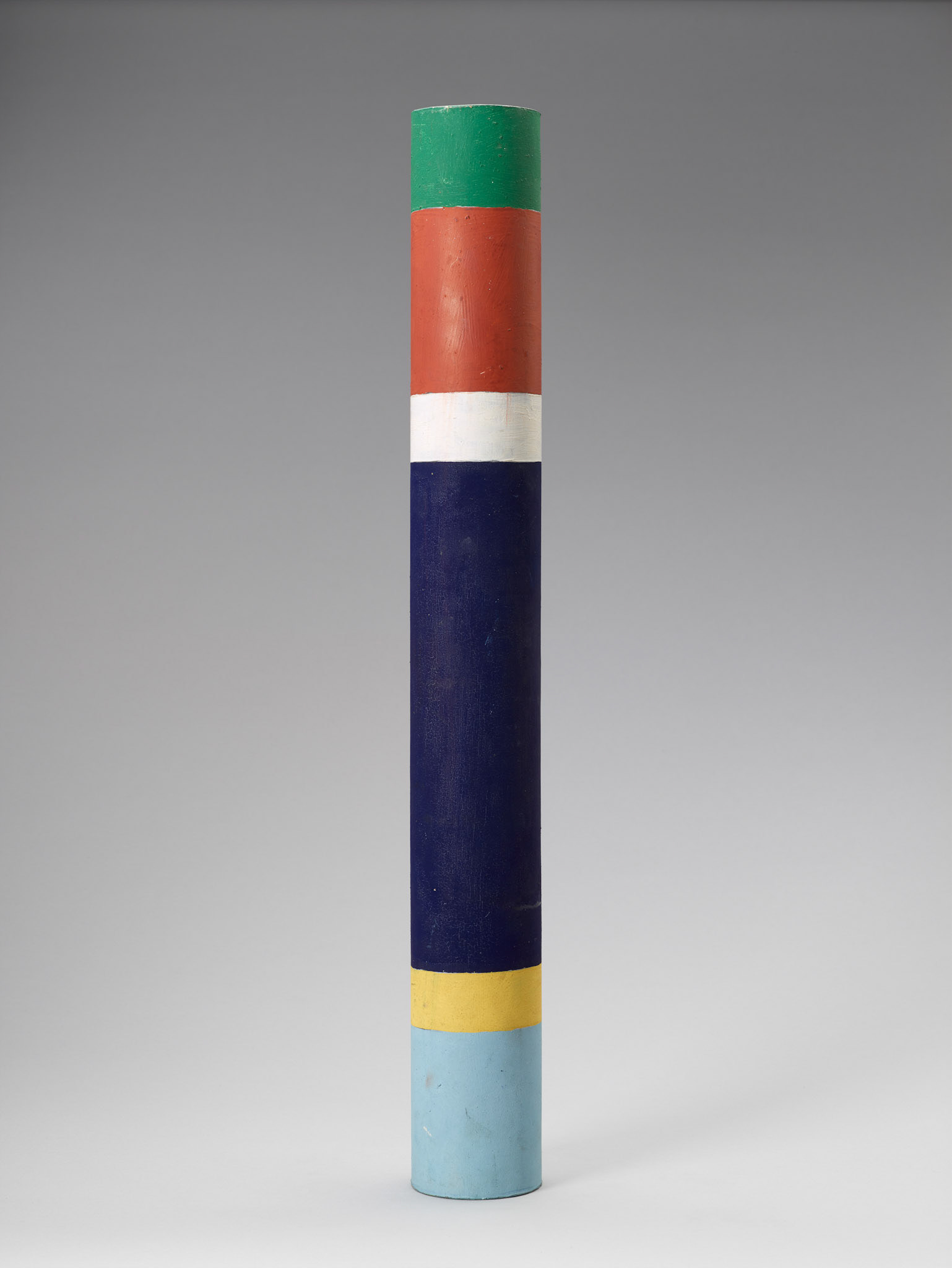 Arnulf Rainer — Untitled (study of proportion) 1953 — Acrylic on cardboard — 27 5/8 x 3 1/4 x 3 1/4 inches (70 x 8 x 8 cm)