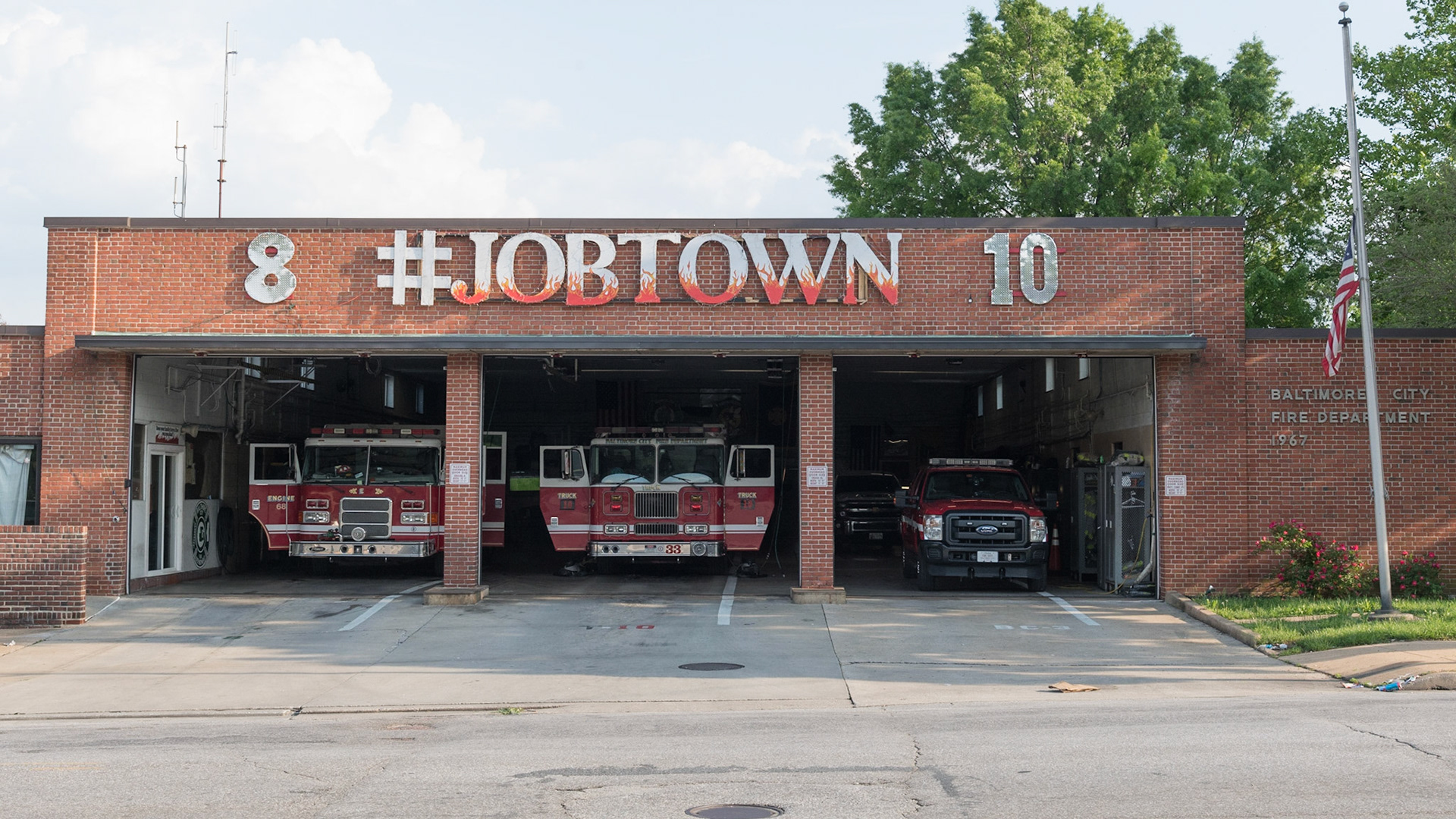#JobTown, Baltimore City Fire Department Engine 8, Truck 10, Battalion Chief 3