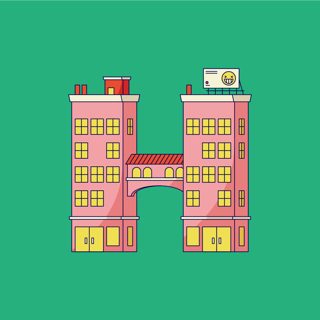 H for High Rise Building