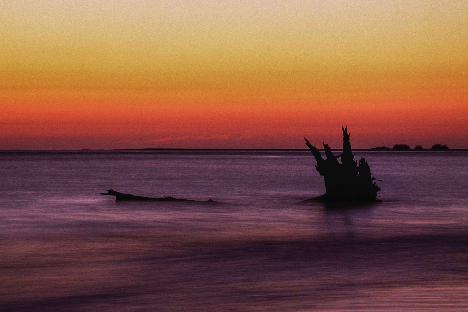 Boneyard Beach FL at sunrise