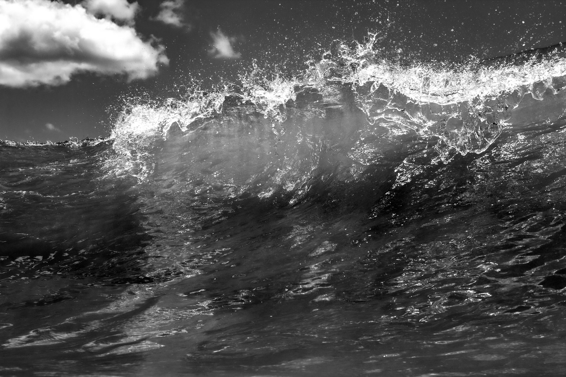 Frozen waves in Atlantic Beach FL