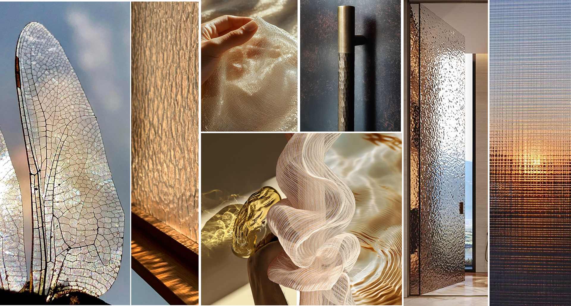 Laminated-Textile Glass Mood Board