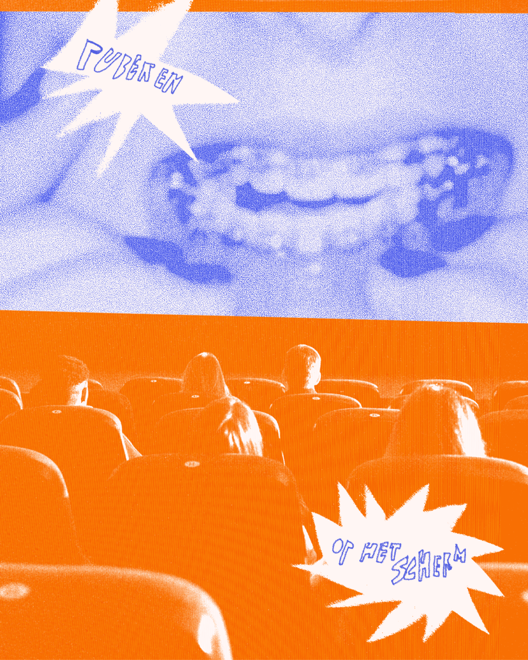 A page designed for VERS magazine: an article about puberty