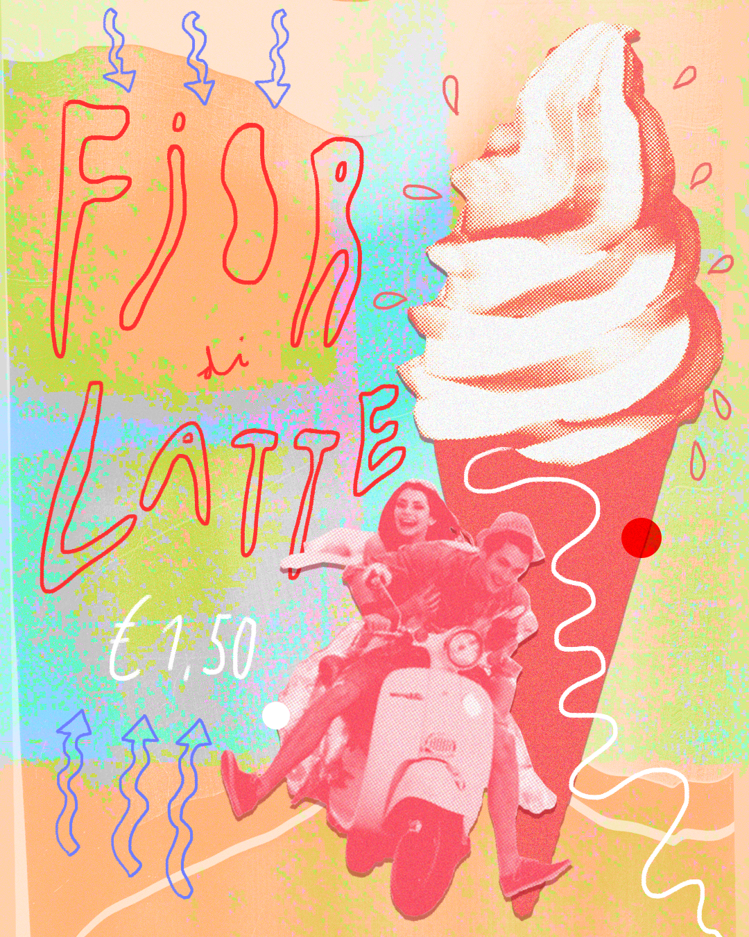 Concept art inspired by the song "Fior di Latte"