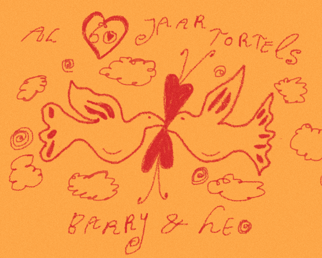 Postcard for my grandparents 60 years of marriage