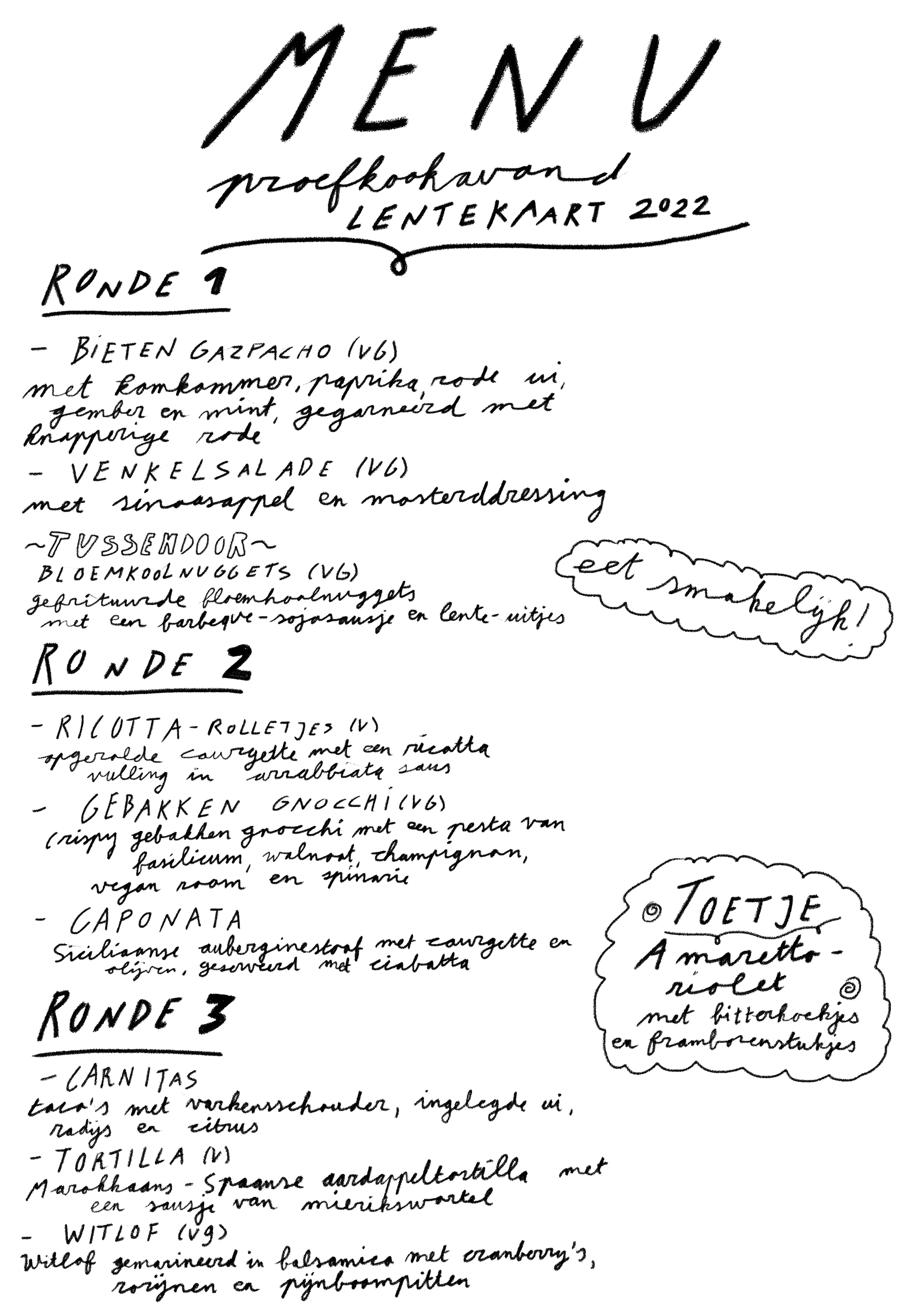 Menu promotion for 'Skek