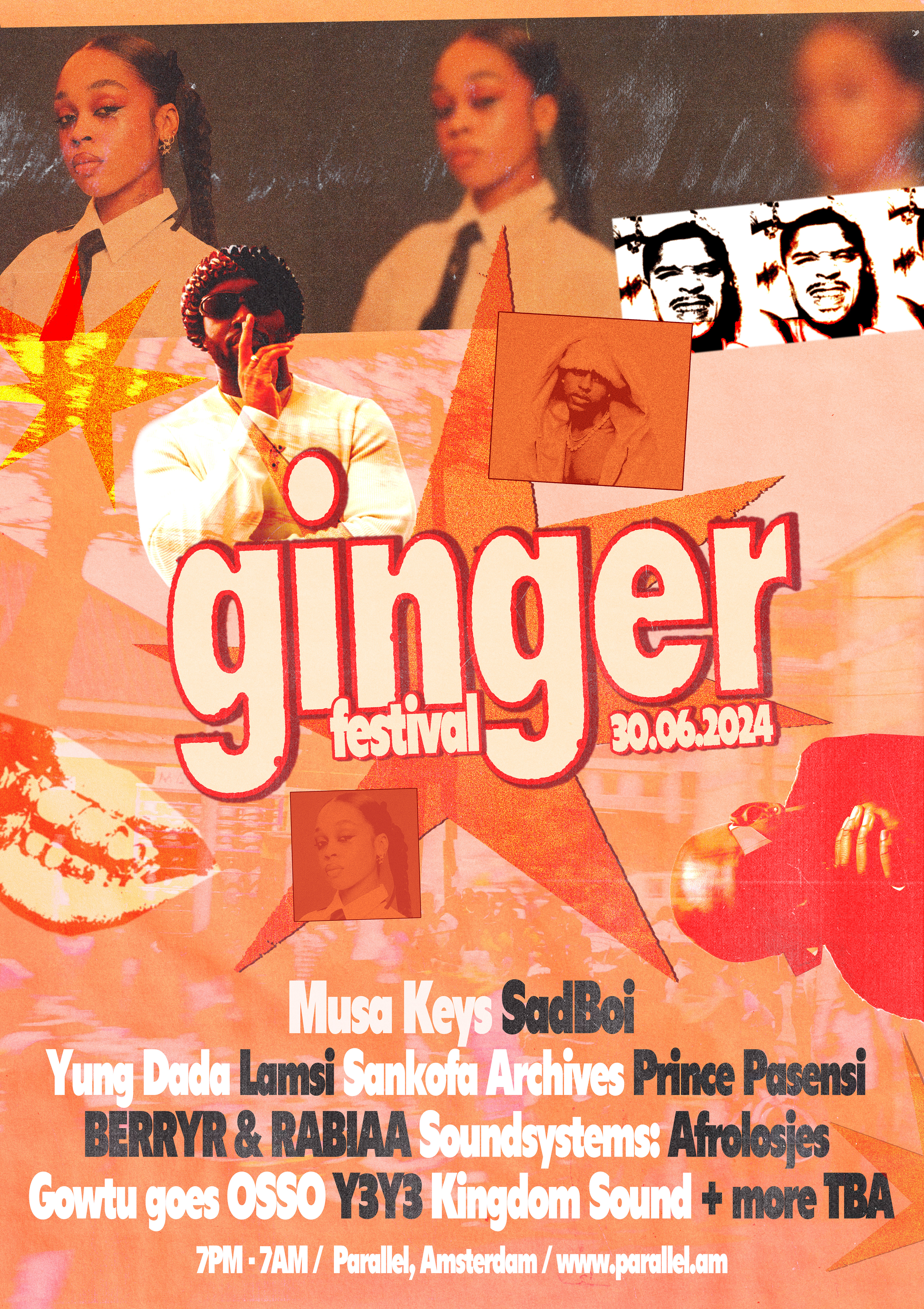 Branding for Ginger - a festival by Paradiso