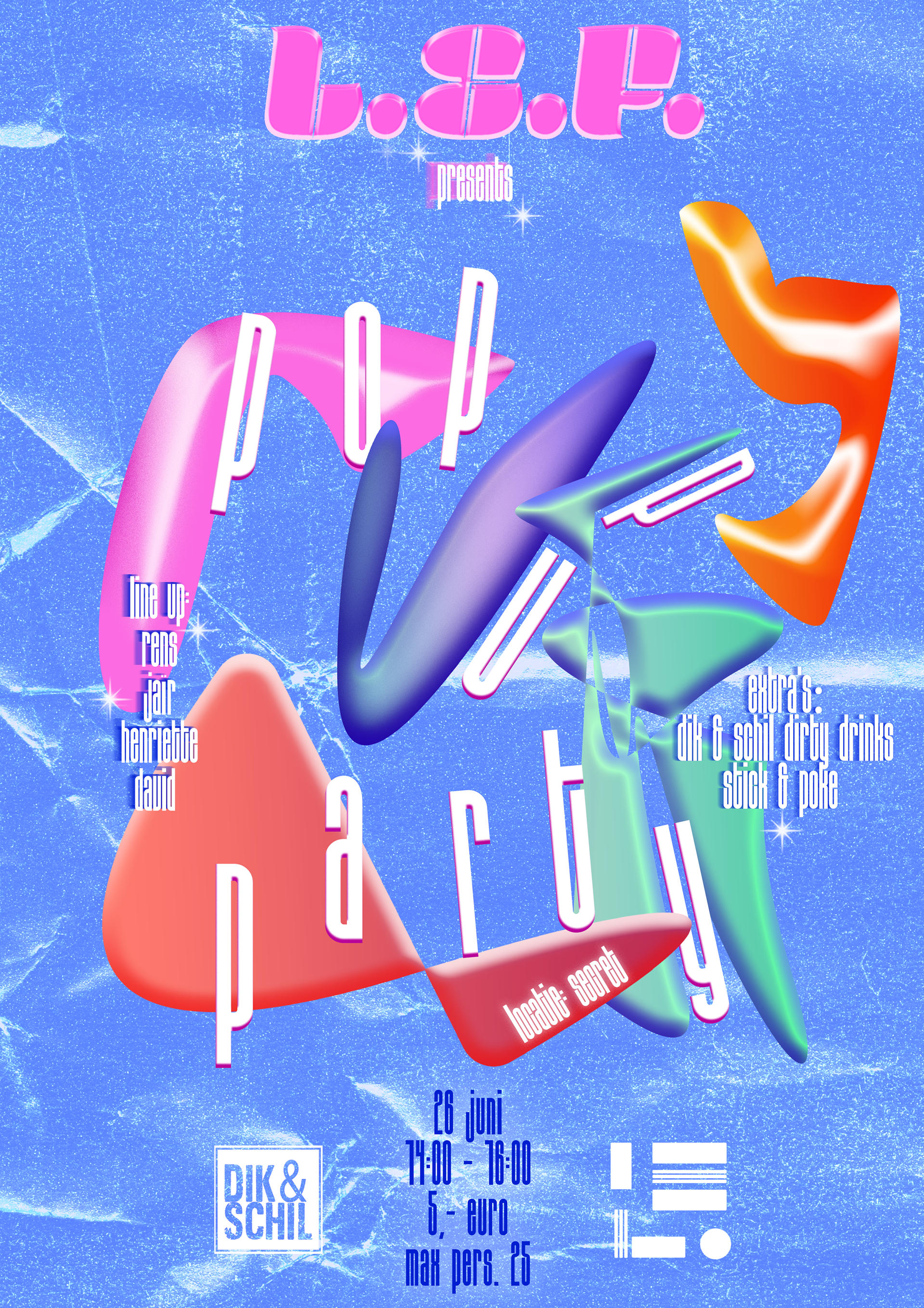 Commissioned poster for a L.E.F. event