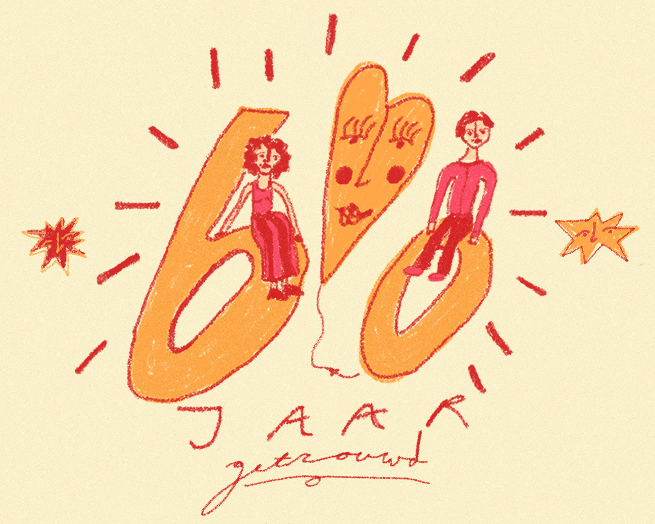 Postcard for my grandparents 60 years of marriage