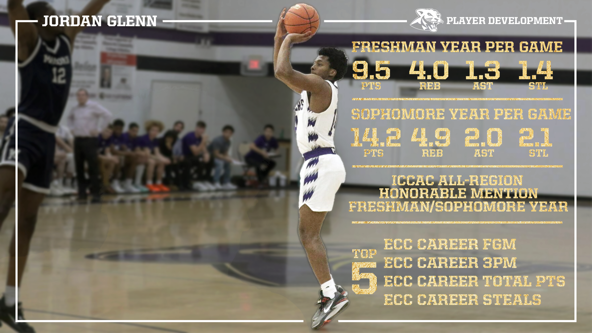 2 year player for Ellsworth CC