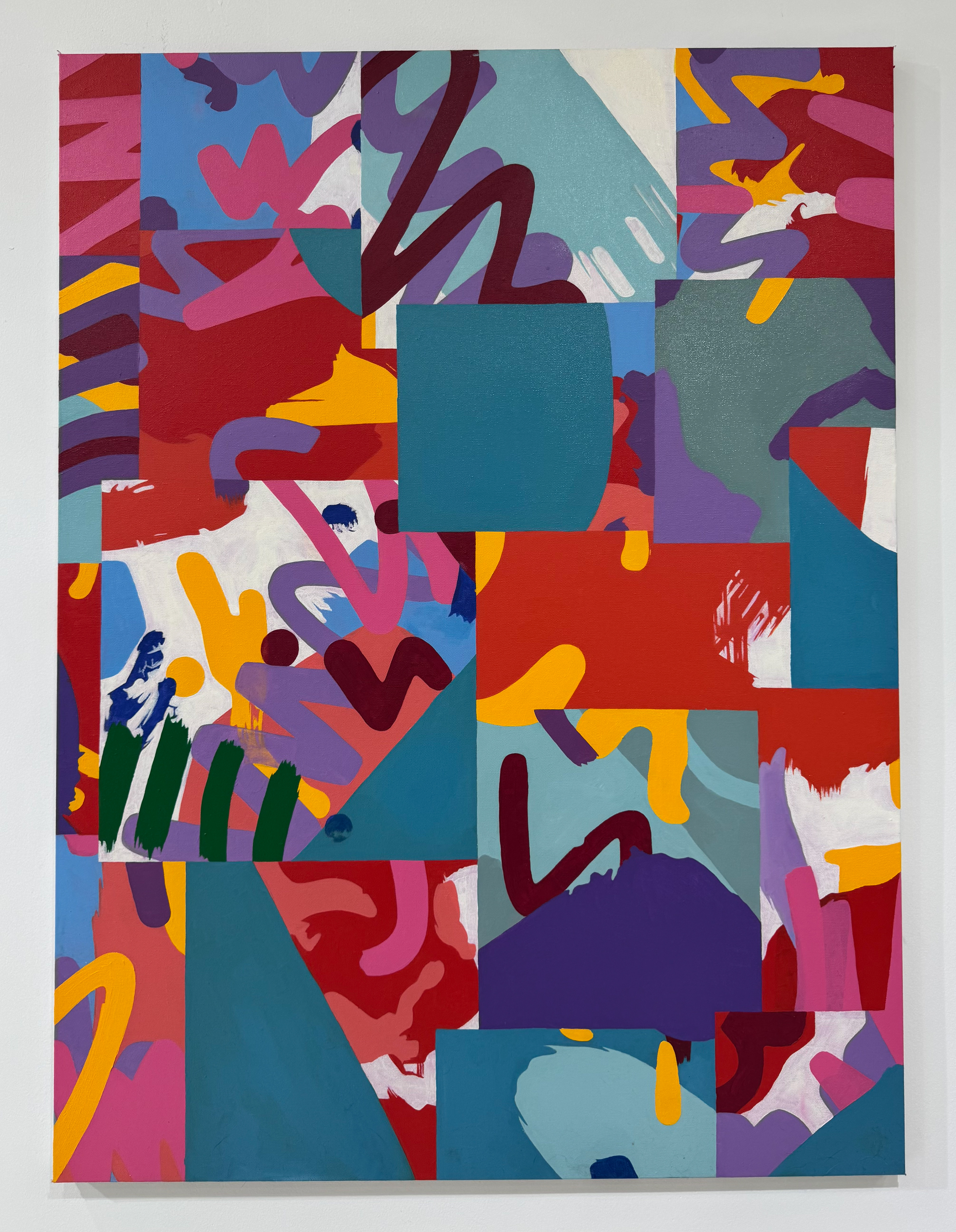 squares in oil 3, 30"40"