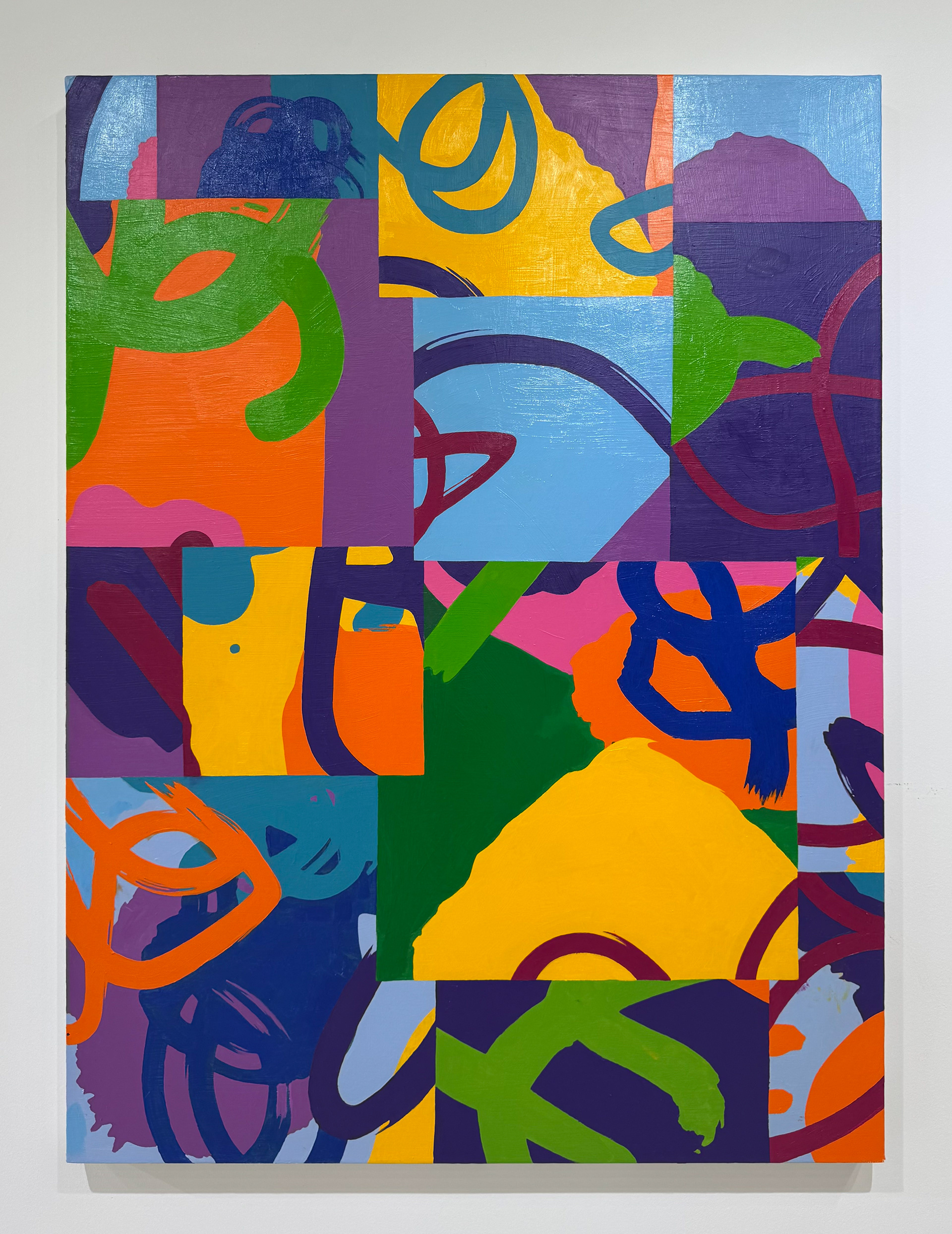 squares in oil 4, 30"40"