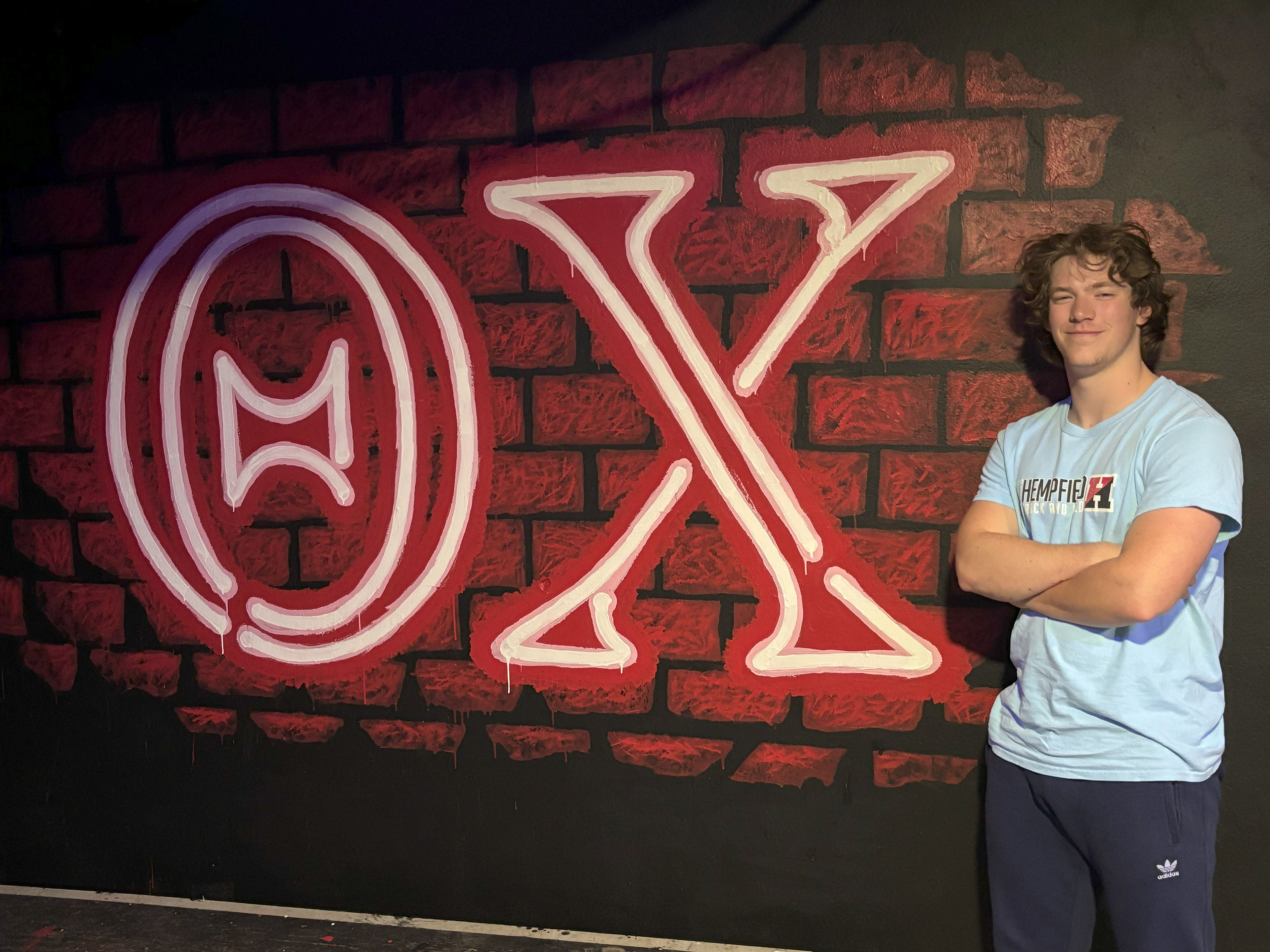 A fraternity basement mural (Fall 2024)