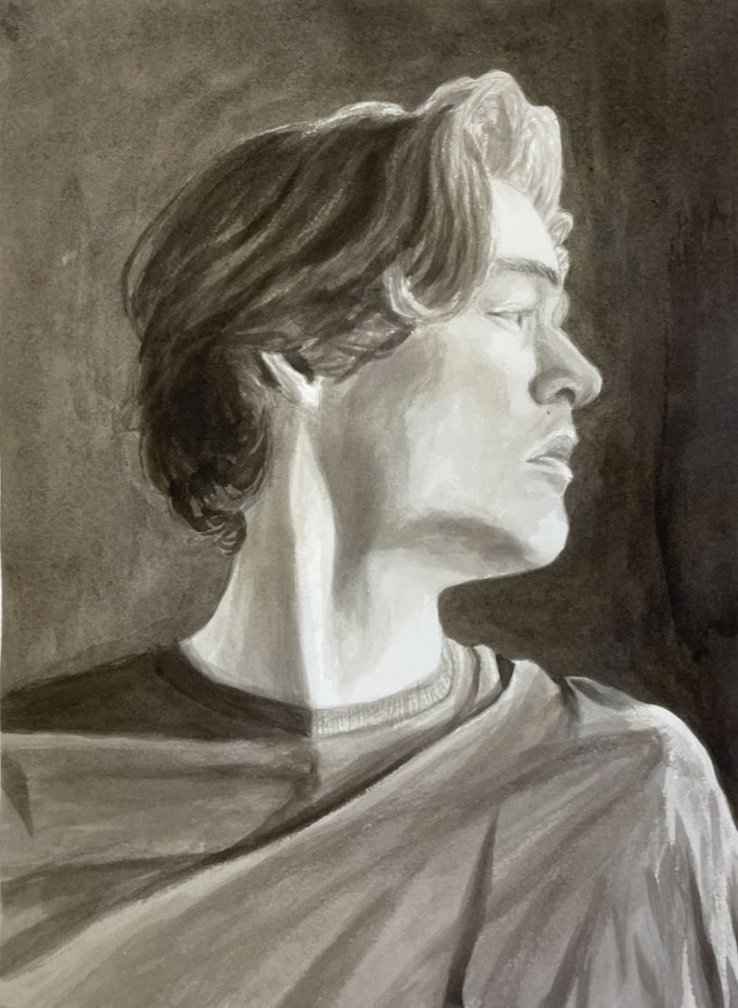 A self-portrait (Spring 2023).