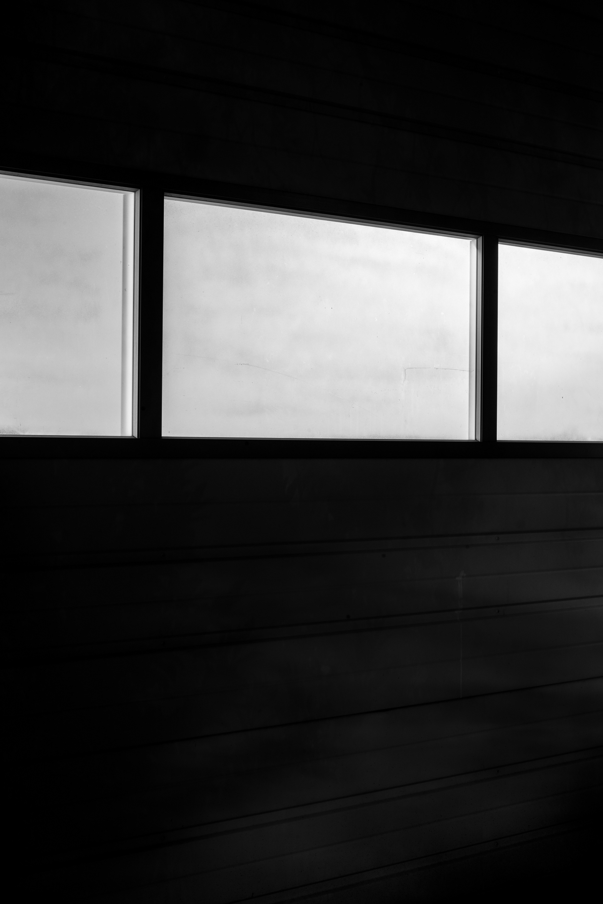 Garage Service Door at Night, Atlanta Georgia