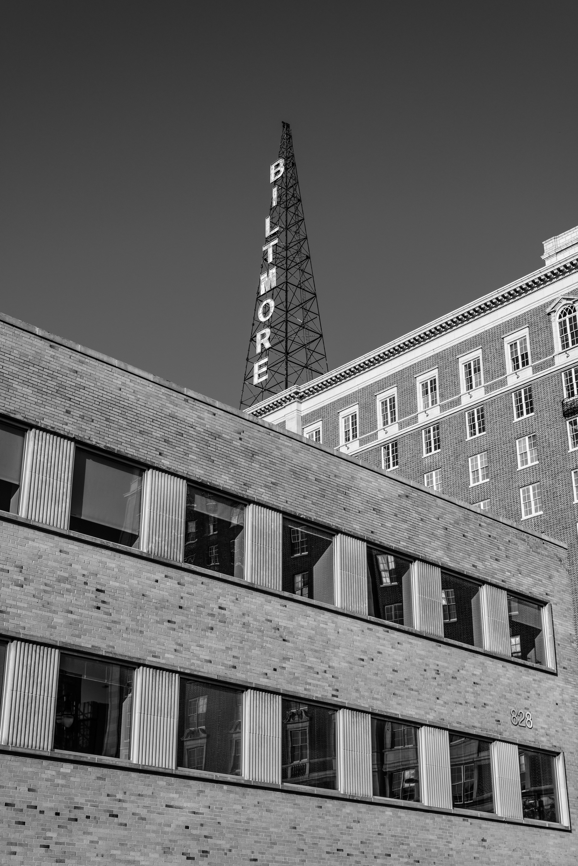 The Biltmore tower from 12th Street, Atlanta Georgia