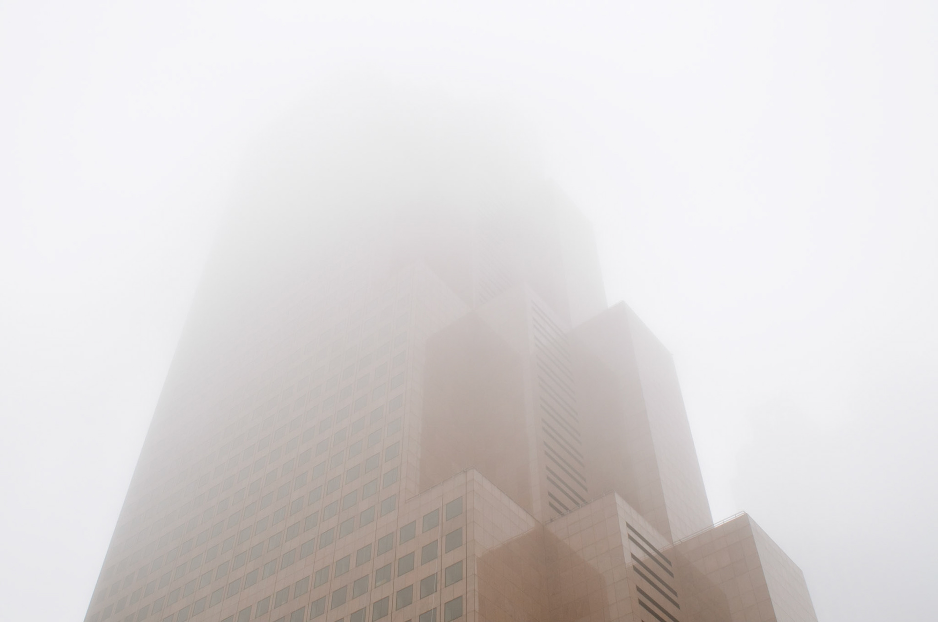 Shrouded in Fog, Georgia Pacific Plaza, Atlanta Georgia 2009