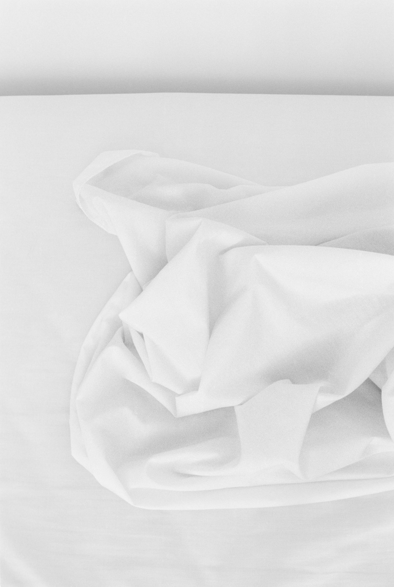 Open (Shaped bed sheet), 1991