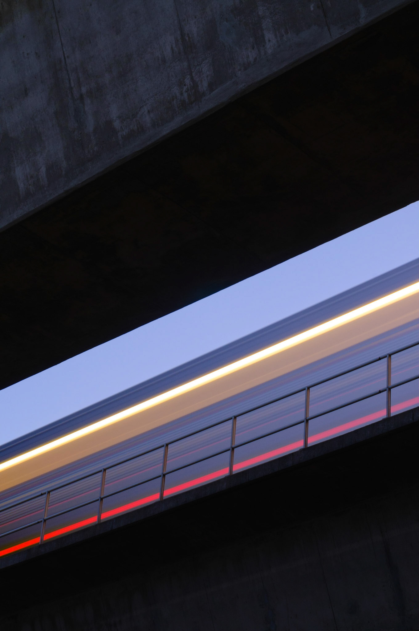 MARTA rail (passing train), Atlanta Georgia 2010