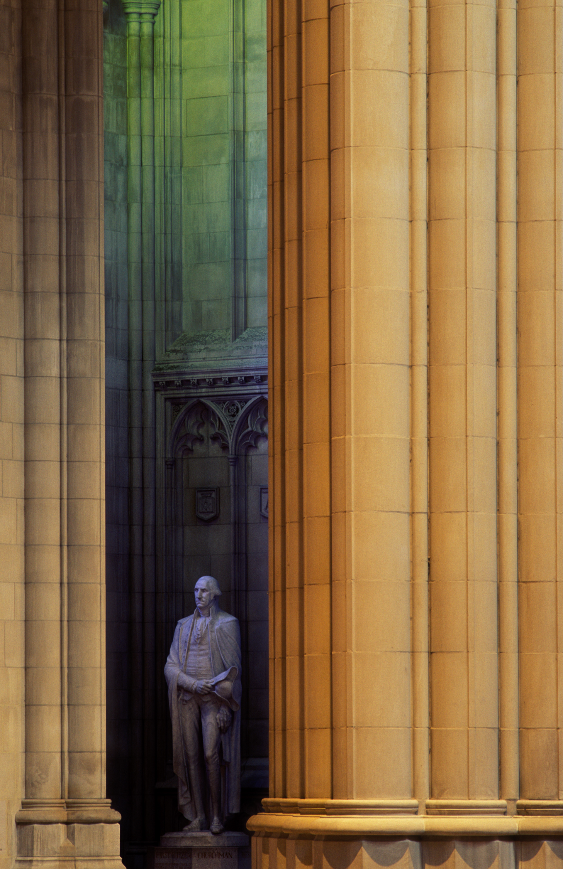 Monument to George Washington, Washington National Cathedral, Washington DC