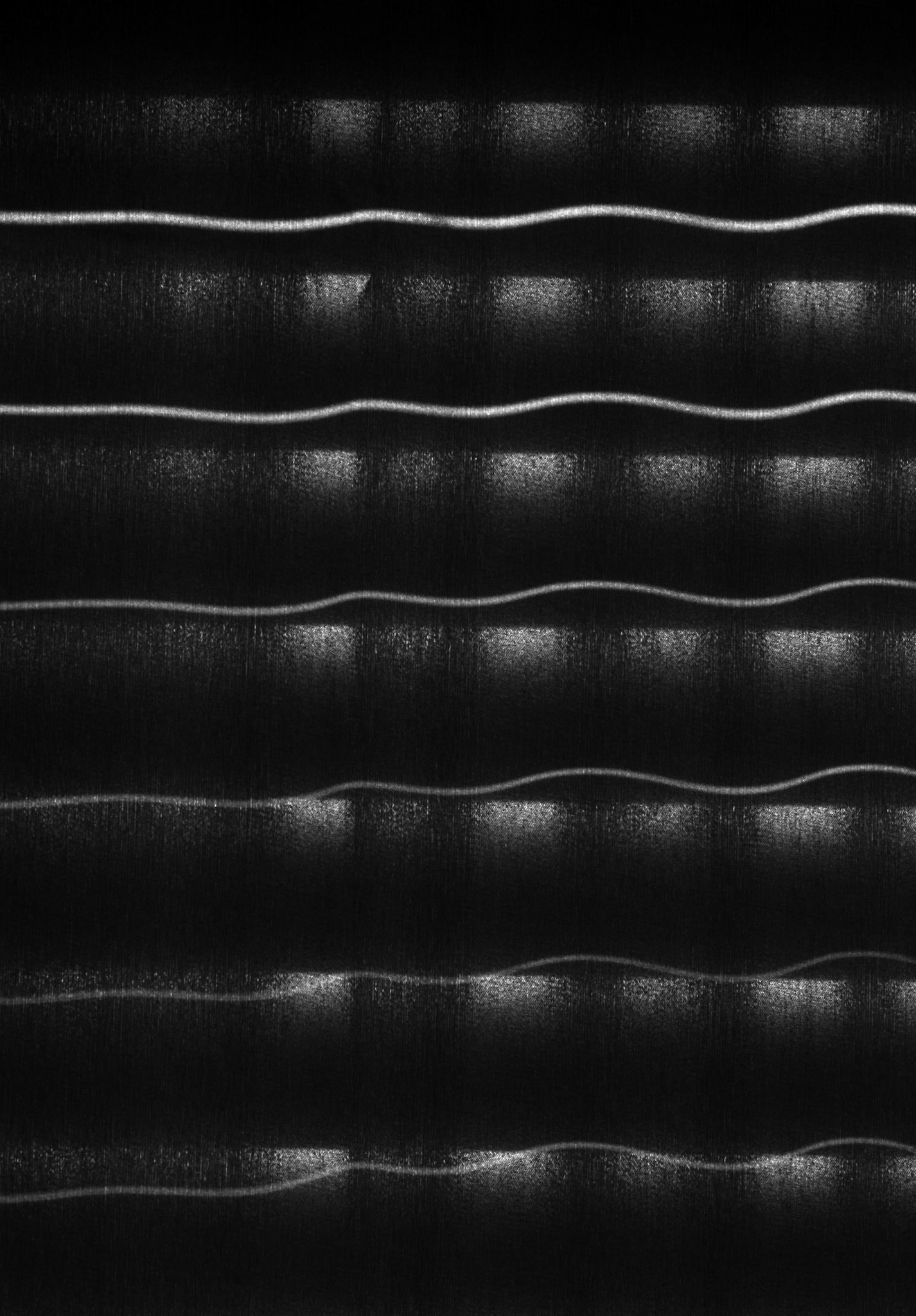 Window Blinds and Curtain at Night, 2012