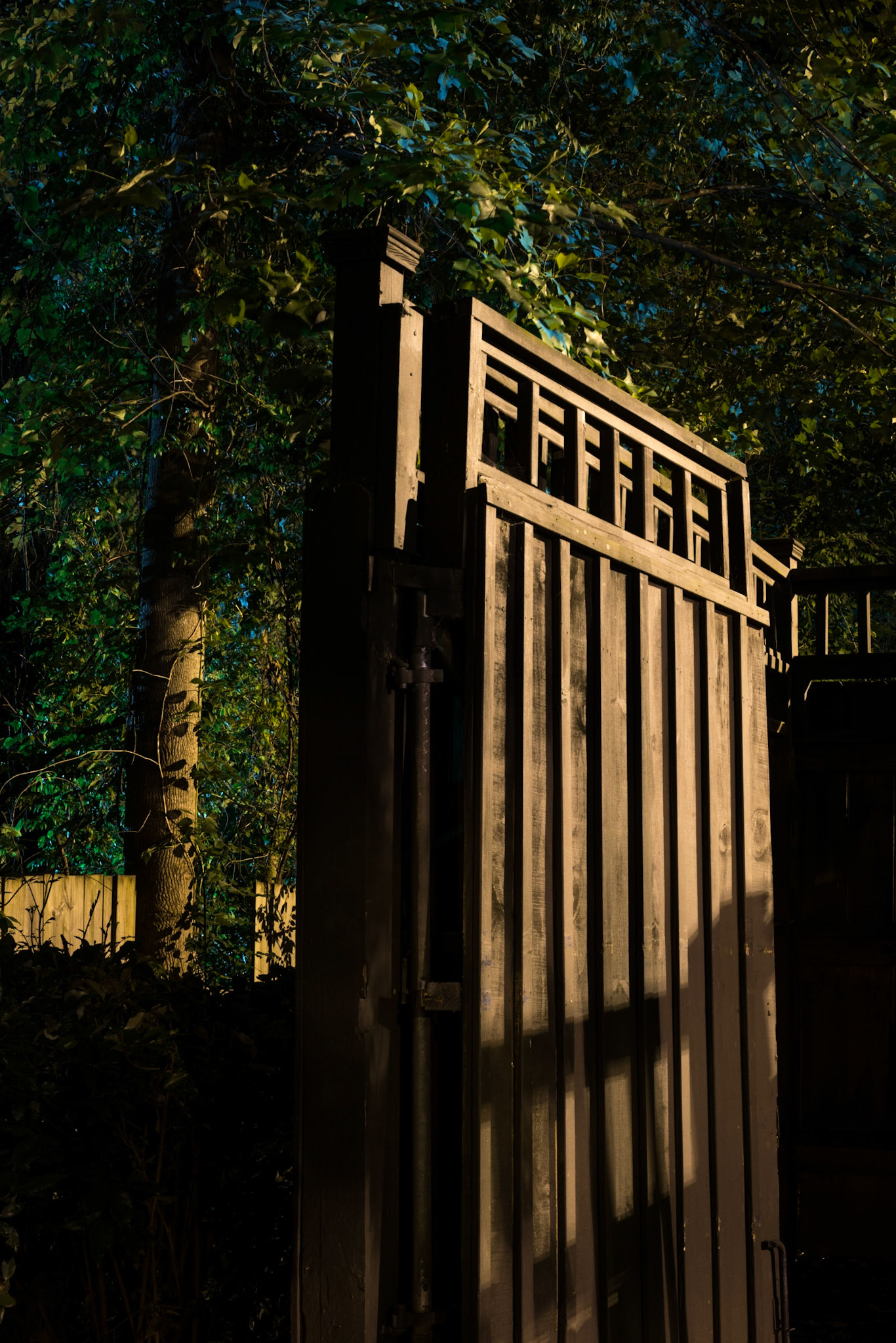 Dumpster Enclosure at Night, Atlanta Georgia 2013